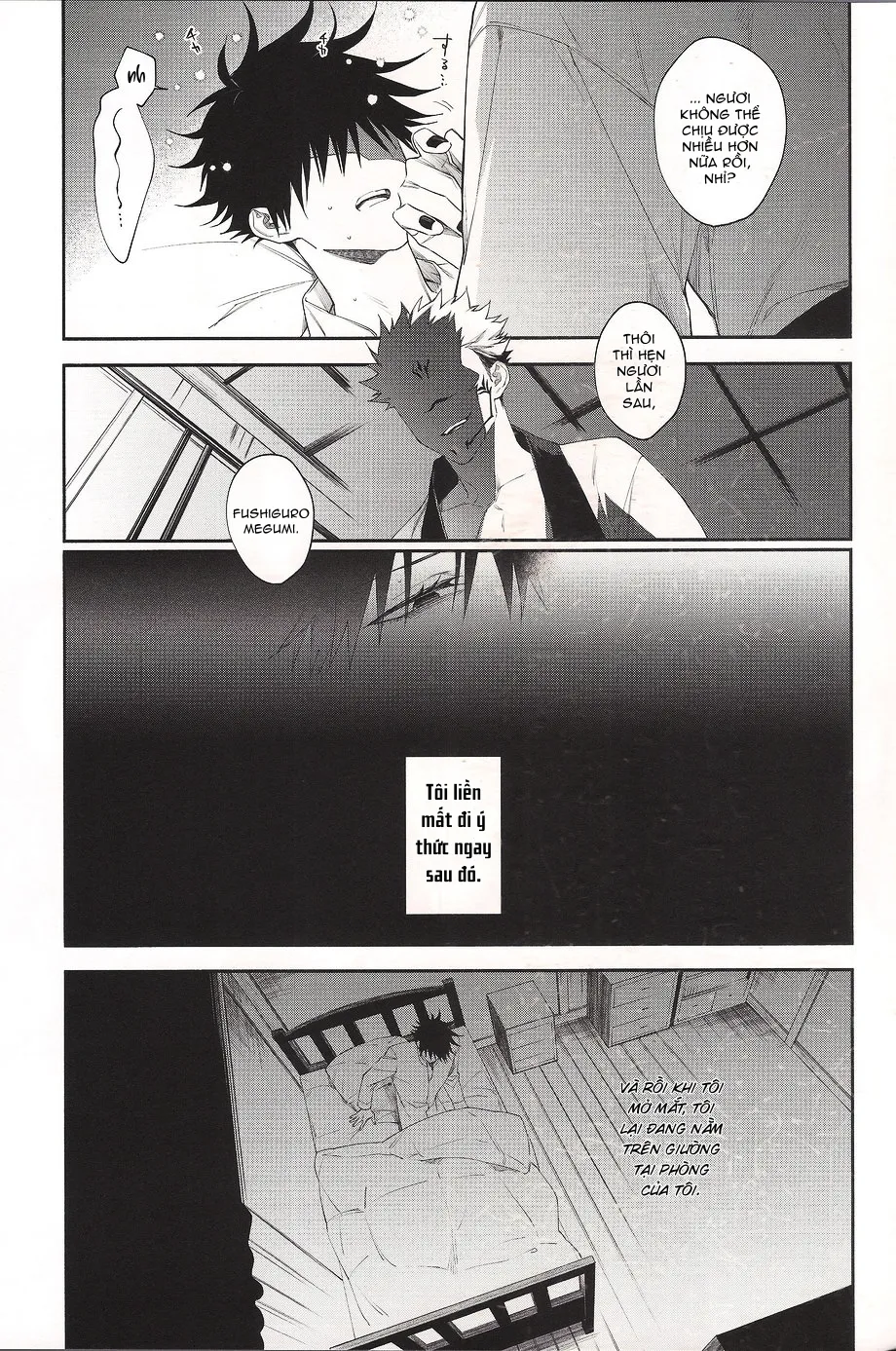 HentaiVN.net - Ảnh 25 - Khi hai ta chìm trong biển lửa [[JUUICHI (Gozouroppu)] Moe Ochiru Made – Jujutsu Kaisen dj] - Oneshot