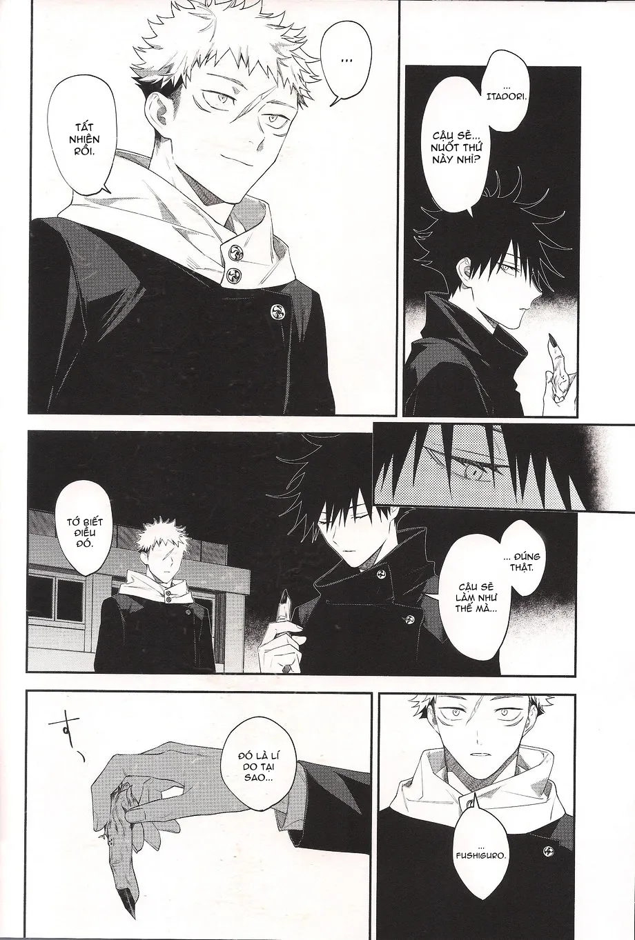 HentaiVN.net - Ảnh 32 - Khi hai ta chìm trong biển lửa [[JUUICHI (Gozouroppu)] Moe Ochiru Made – Jujutsu Kaisen dj] - Oneshot