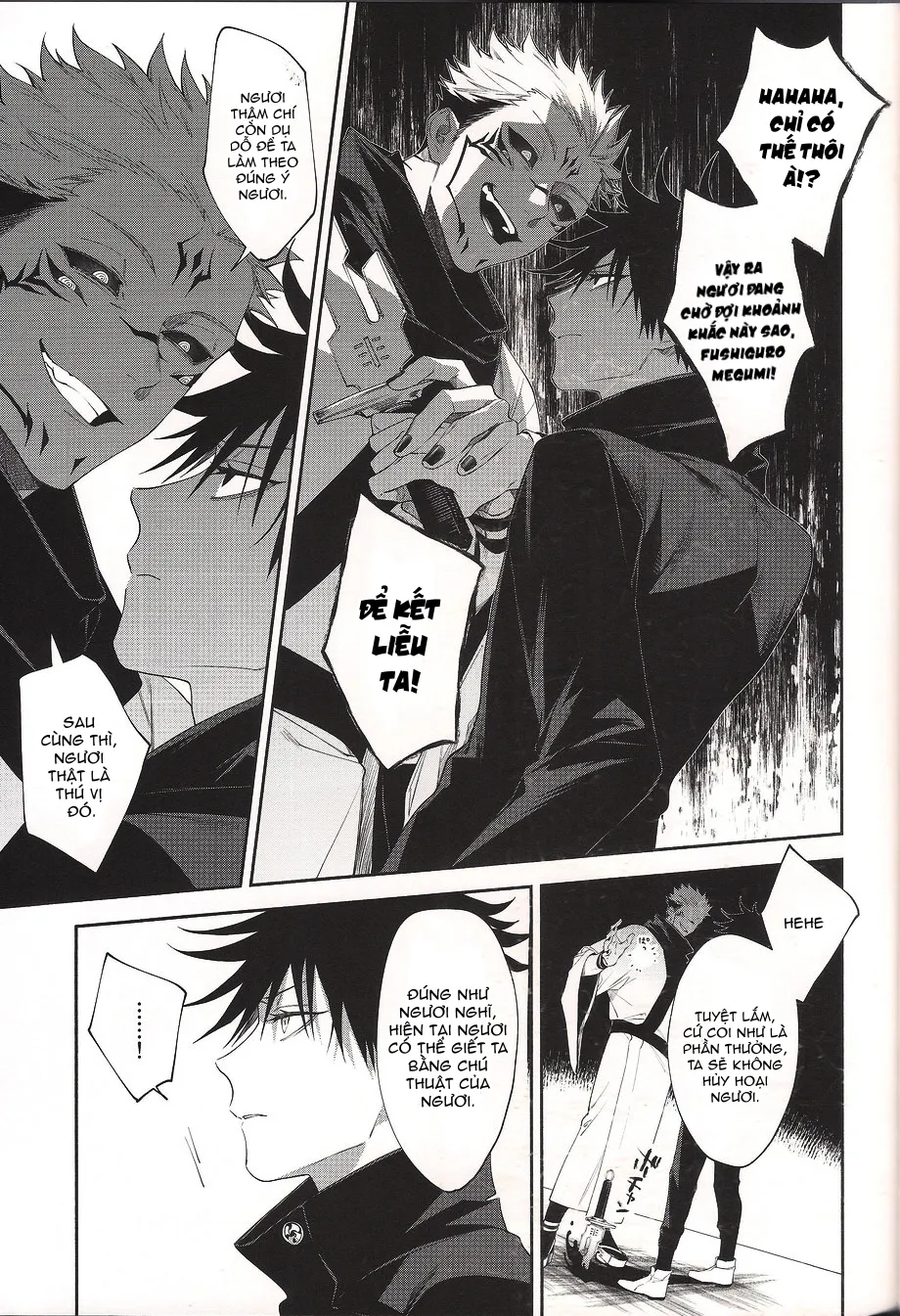 HentaiVN.net - Ảnh 37 - Khi hai ta chìm trong biển lửa [[JUUICHI (Gozouroppu)] Moe Ochiru Made – Jujutsu Kaisen dj] - Oneshot