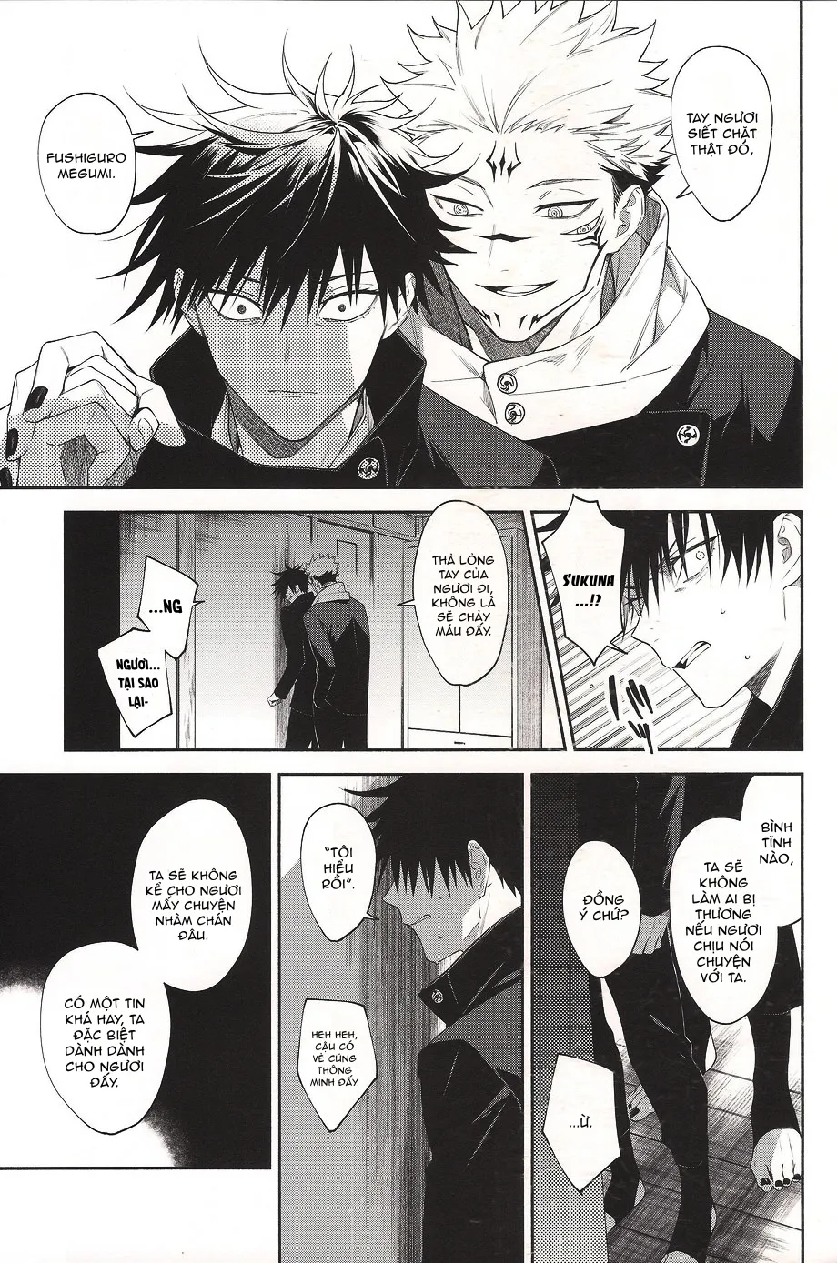 HentaiVN.net - Ảnh 9 - Khi hai ta chìm trong biển lửa [[JUUICHI (Gozouroppu)] Moe Ochiru Made – Jujutsu Kaisen dj] - Oneshot