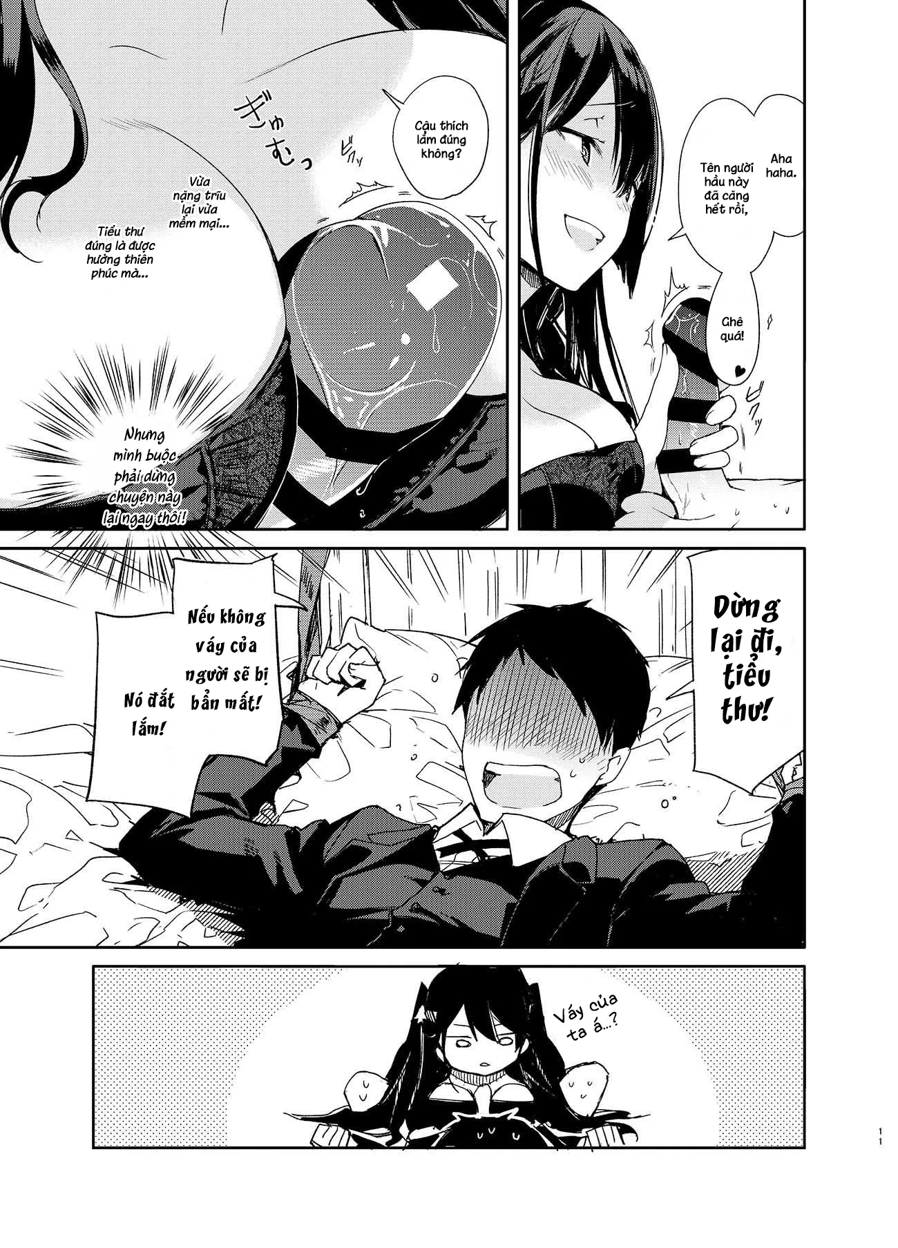 HentaiVN.net - Ảnh 5 - Takabisha Kyonyuu Ojou-sama to Himitsu no Ecchi [高飛車巨乳お嬢様と秘密のえっち] - 1 nháy