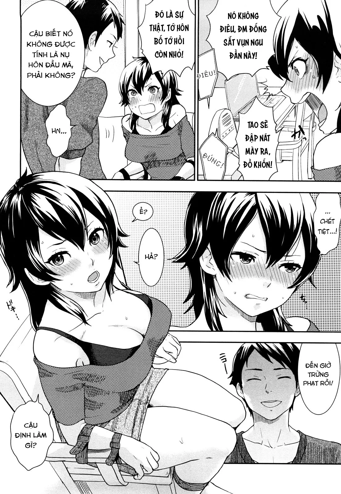 HentaiVN.net - Ảnh 4 - Kanojo wa Makezugirai [She Hates Losing] - Oneshot