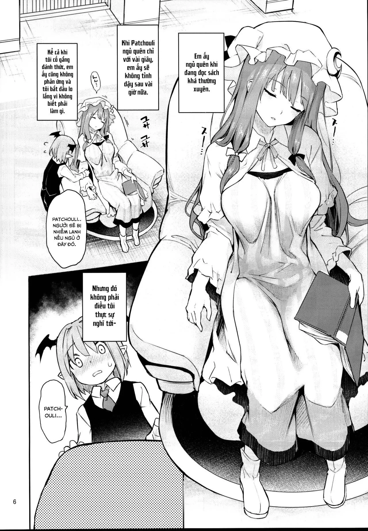 HentaiVN.net - Ảnh 5 - Inemuri Jouzu no Daitoshokan [居眠り上手の大図書館] - Oneshot
