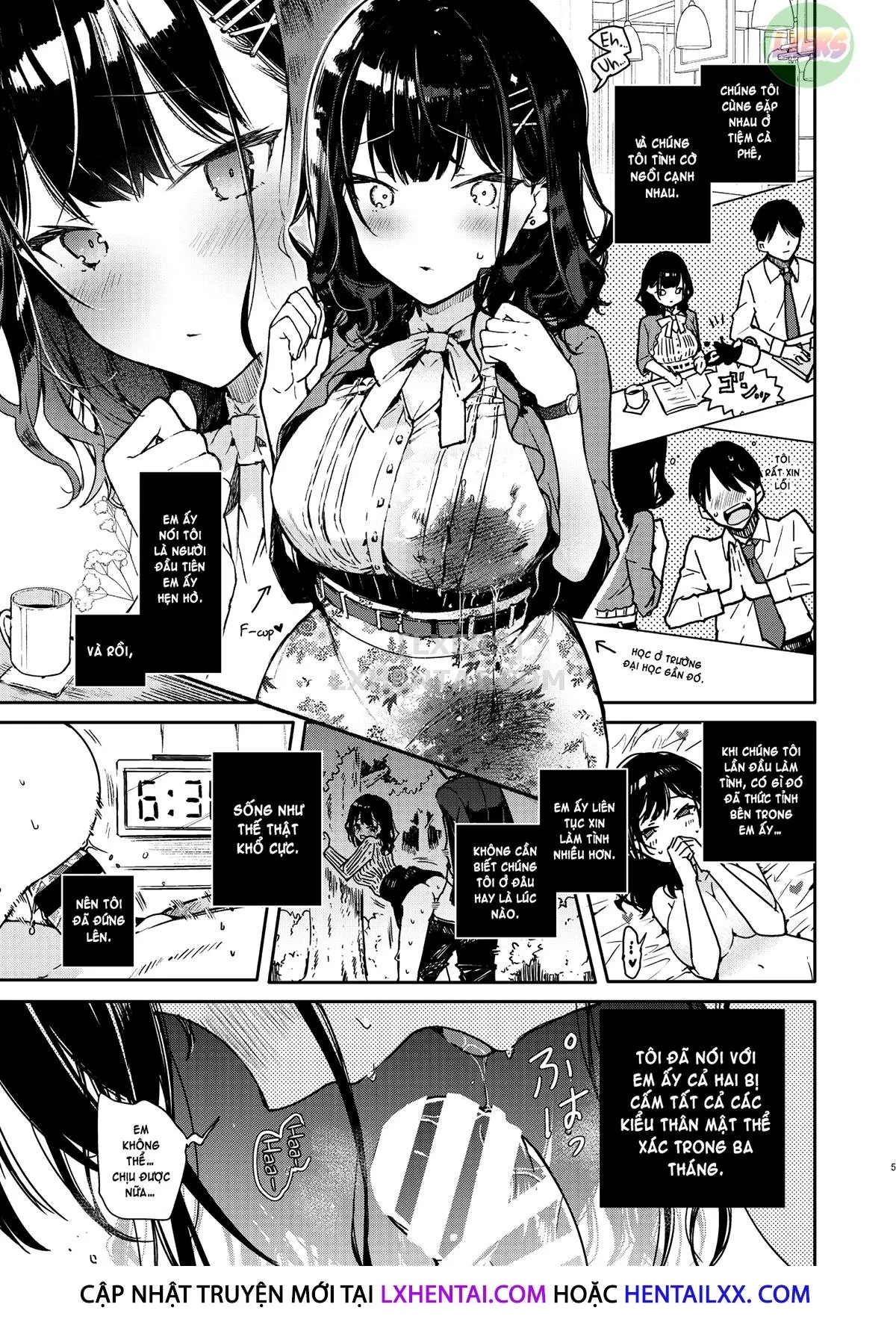 HentaiVN.net - Ảnh 7 - Seiyoku Tsuyome Na Kanojo To Kinyoku Kaikin Renzoku Shasei Ecchi - Oneshot