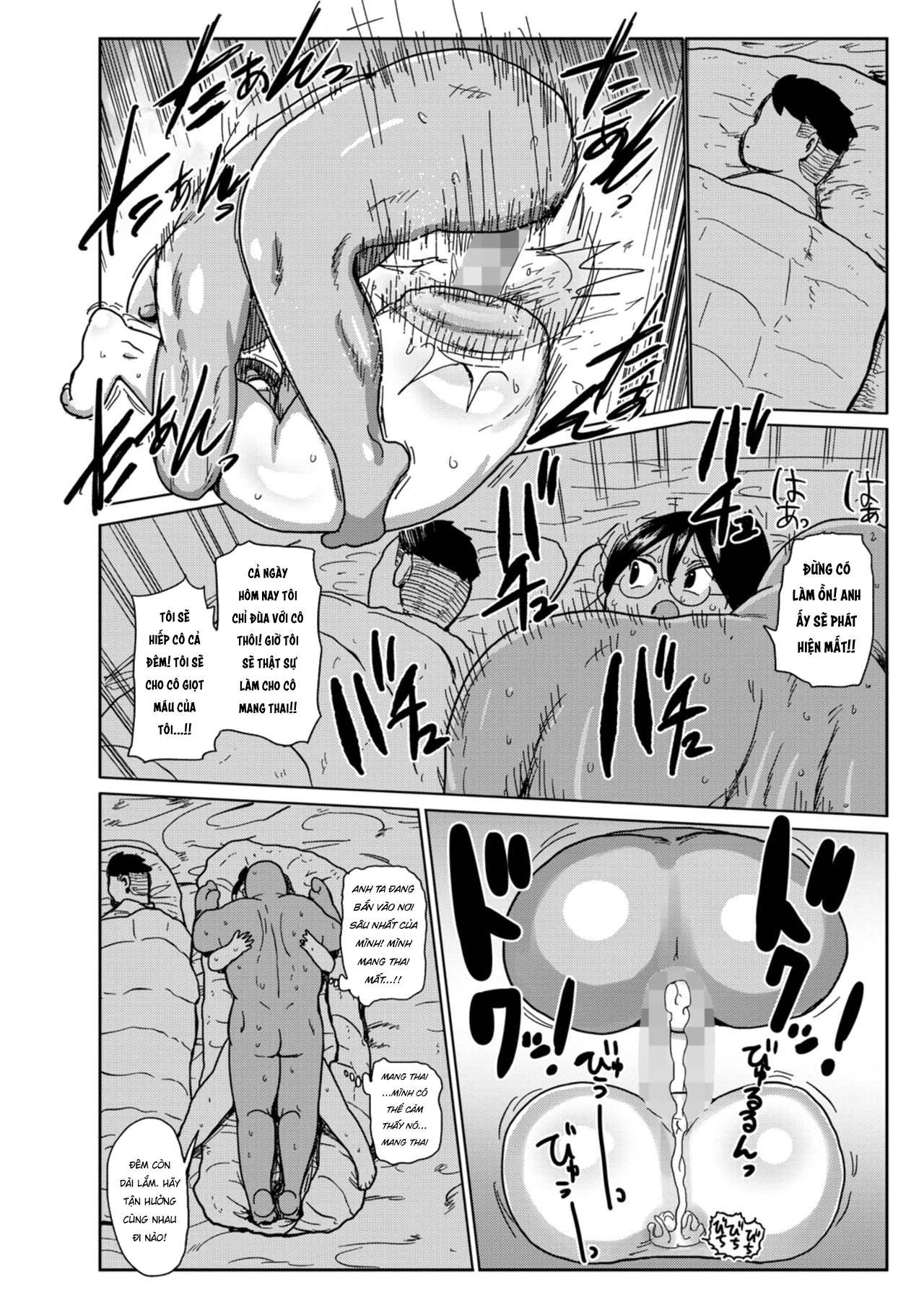 HentaiVN.net - Ảnh 18 - Chuyến cắm trại cùng cô vợ mới cưới [Niizuma no Arai-san Camp e Ikou!] - Oneshot