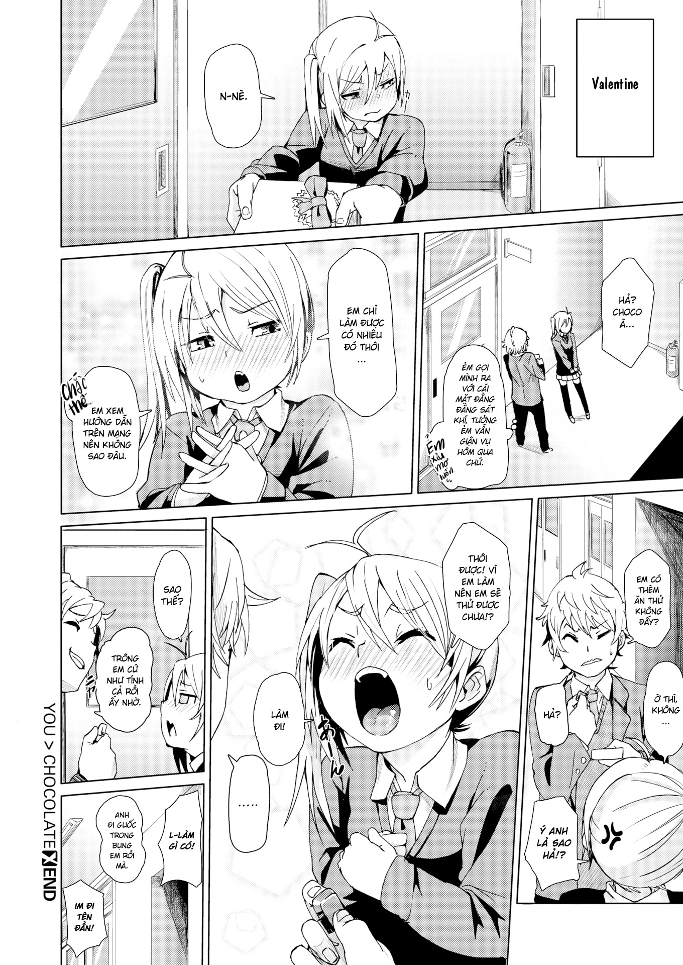 HentaiVN.net - Ảnh 20 - Cậu còn ngọt hơn choco - Oneshot