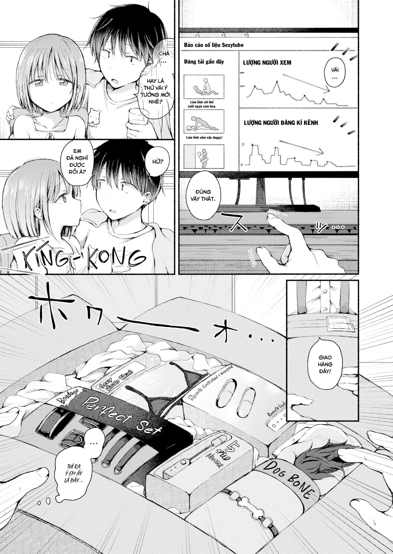 HentaiVN.net - Ảnh 4 - Chúng tôi thử làm tình một cách mạnh bạo! - Oneshot