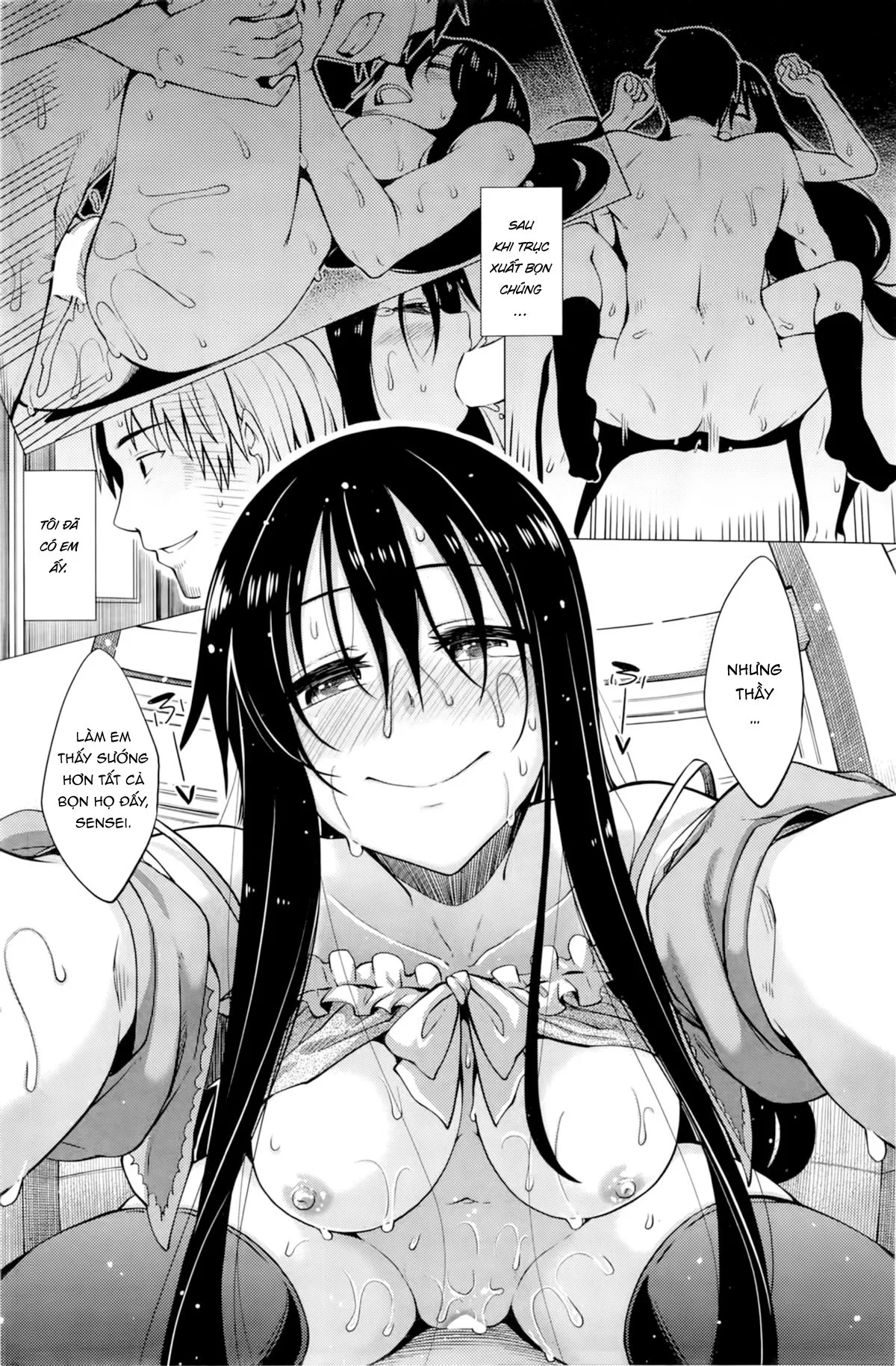 HentaiVN.net - Ảnh 10 - Thầy giáo may mắn và cô nữ sinh vâng lời [Iinari] - Oneshot
