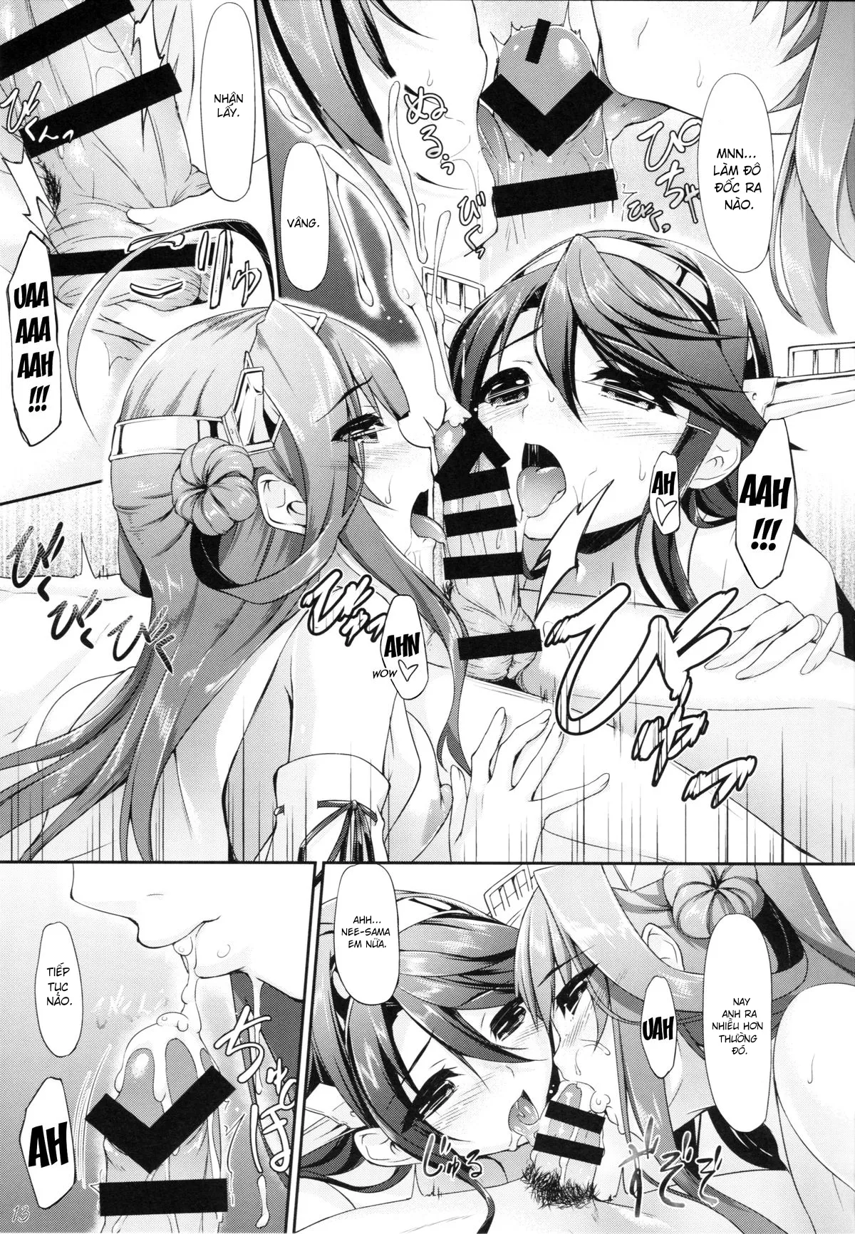 HentaiVN.net - Ảnh 13 - KonHaru Wedding (Kantai Collection -KanColle-) [コンハルうえでぃんぐ (艦隊これくしょん -艦これ-)] - Oneshot