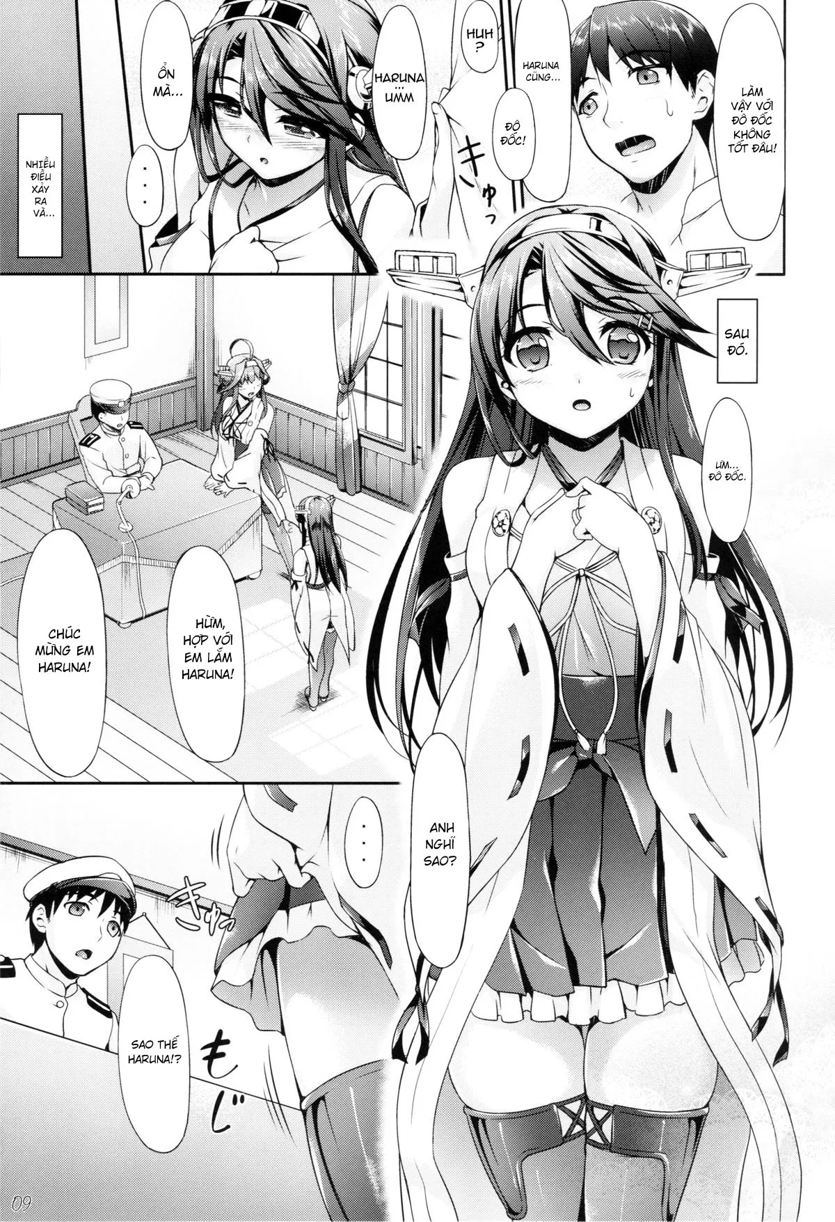 HentaiVN.net - Ảnh 9 - KonHaru Wedding (Kantai Collection -KanColle-) [コンハルうえでぃんぐ (艦隊これくしょん -艦これ-)] - Oneshot