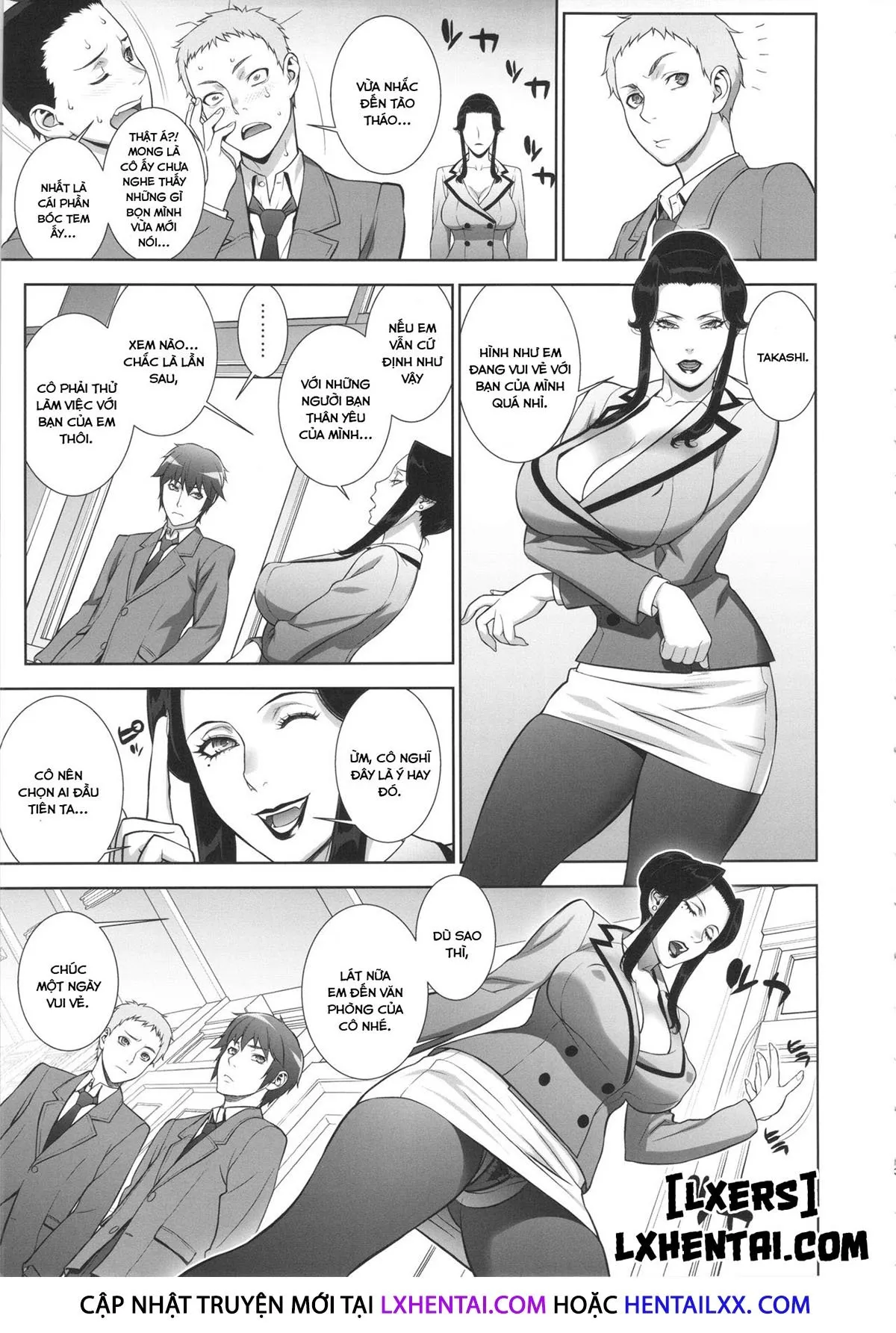 HentaiVN.net - Ảnh 16 - Etsuraku no Onna Rijichou - Chap 1