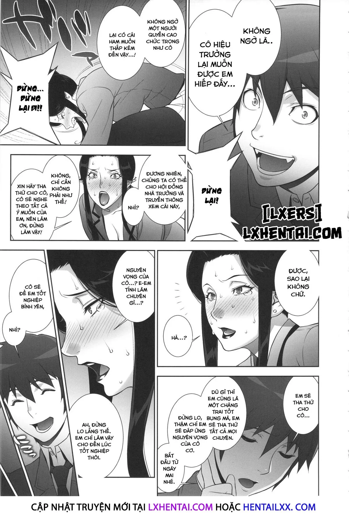 HentaiVN.net - Ảnh 20 - Etsuraku no Onna Rijichou - Chap 1