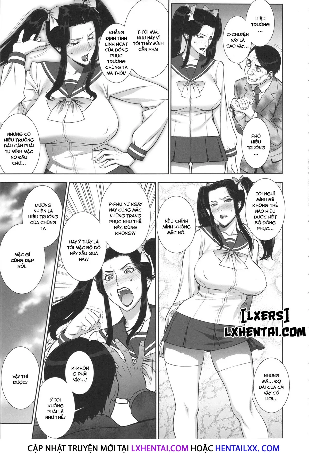 HentaiVN.net - Ảnh 22 - Etsuraku no Onna Rijichou - Chap 1