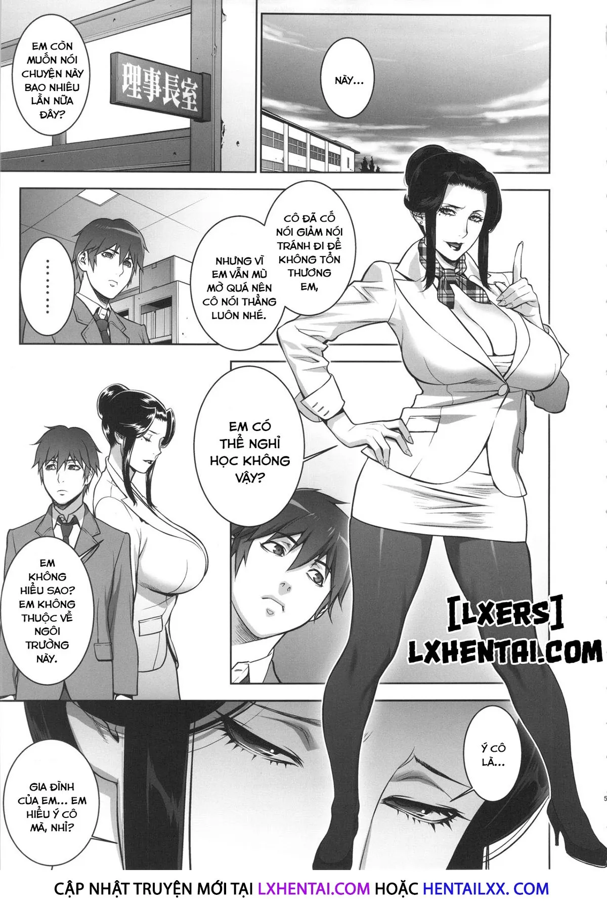 HentaiVN.net - Ảnh 8 - Etsuraku no Onna Rijichou - Chap 1