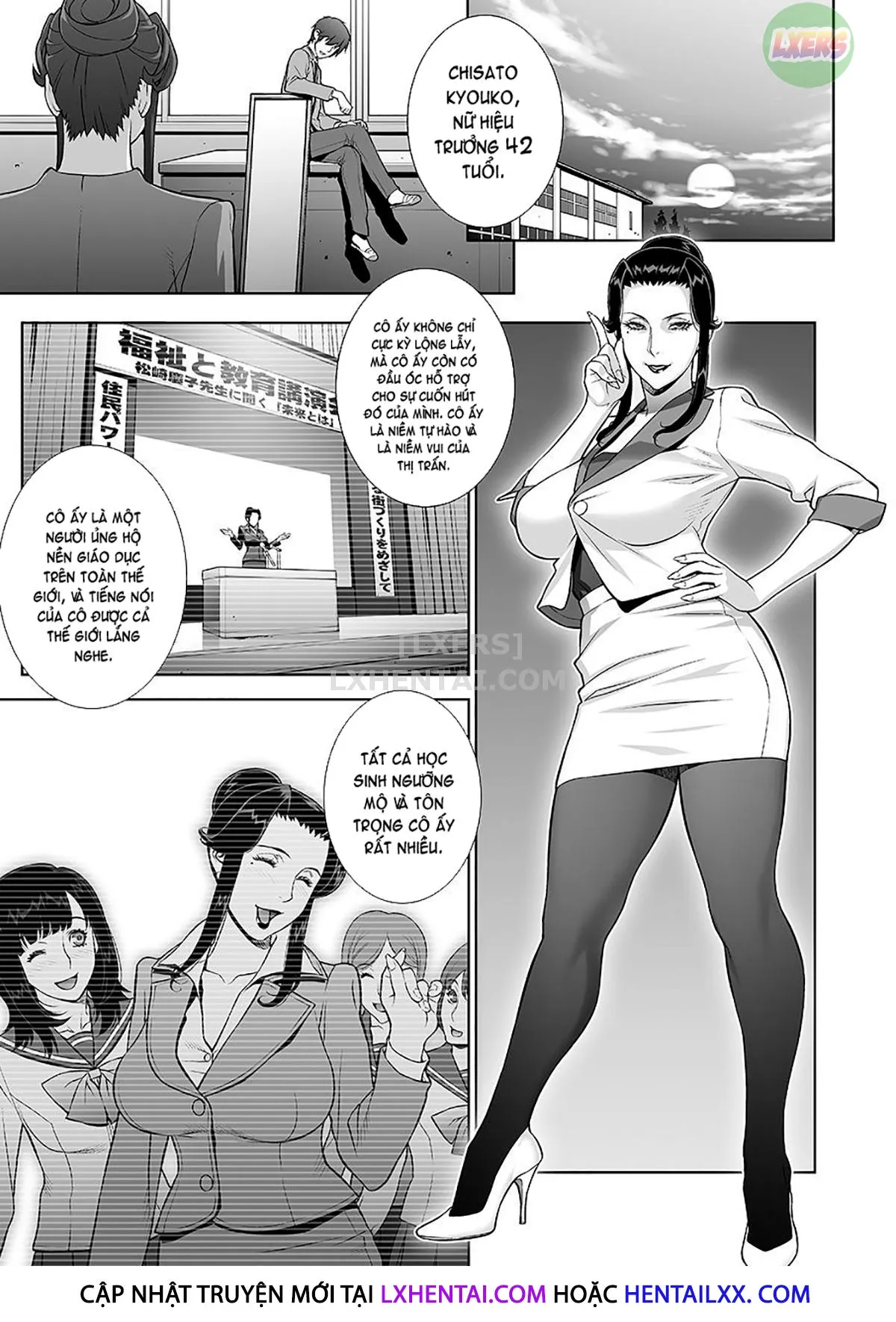 HentaiVN.net - Ảnh 7 - Etsuraku no Onna Rijichou - Chap 2 ~Shintaisou Hen~