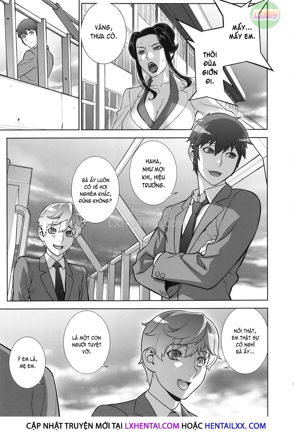 HentaiVN.net - Ảnh 10 - Etsuraku no Onna Rijichou - Chap 3 ~Himitsu No Hokenshitsu Hen~