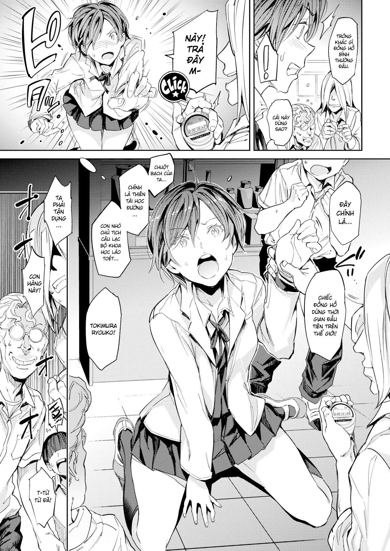 HentaiVN.net - Ảnh 3 - Đồng hồ dừng thời gian - Oneshot
