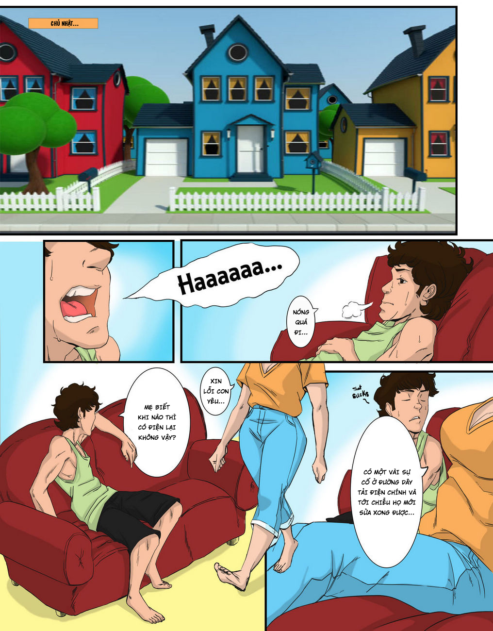 HentaiVN.net - Ảnh 3 - Mẹ và con trai vui đùa ở bãi biển [Beach Oddity] - Oneshot