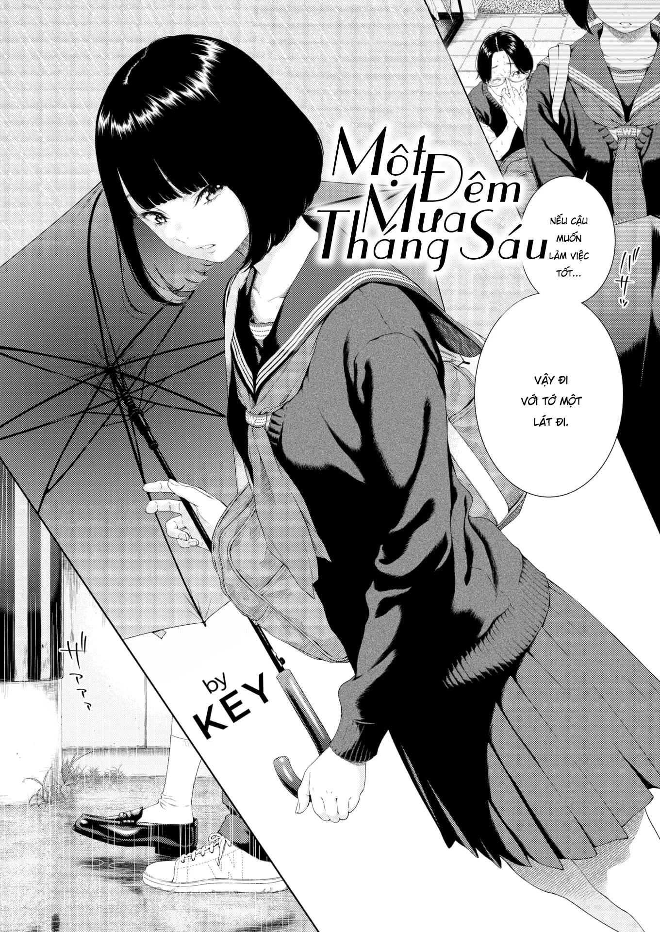 HentaiVN.net - Ảnh 3 - Một Đêm Mưa Tháng Sáu - Oneshot