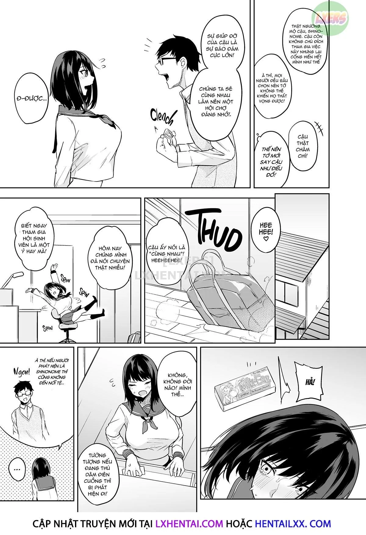 HentaiVN.net - Ảnh 10 - Đắm chìm trong dòng sữa tình yêu của em - Oneshot