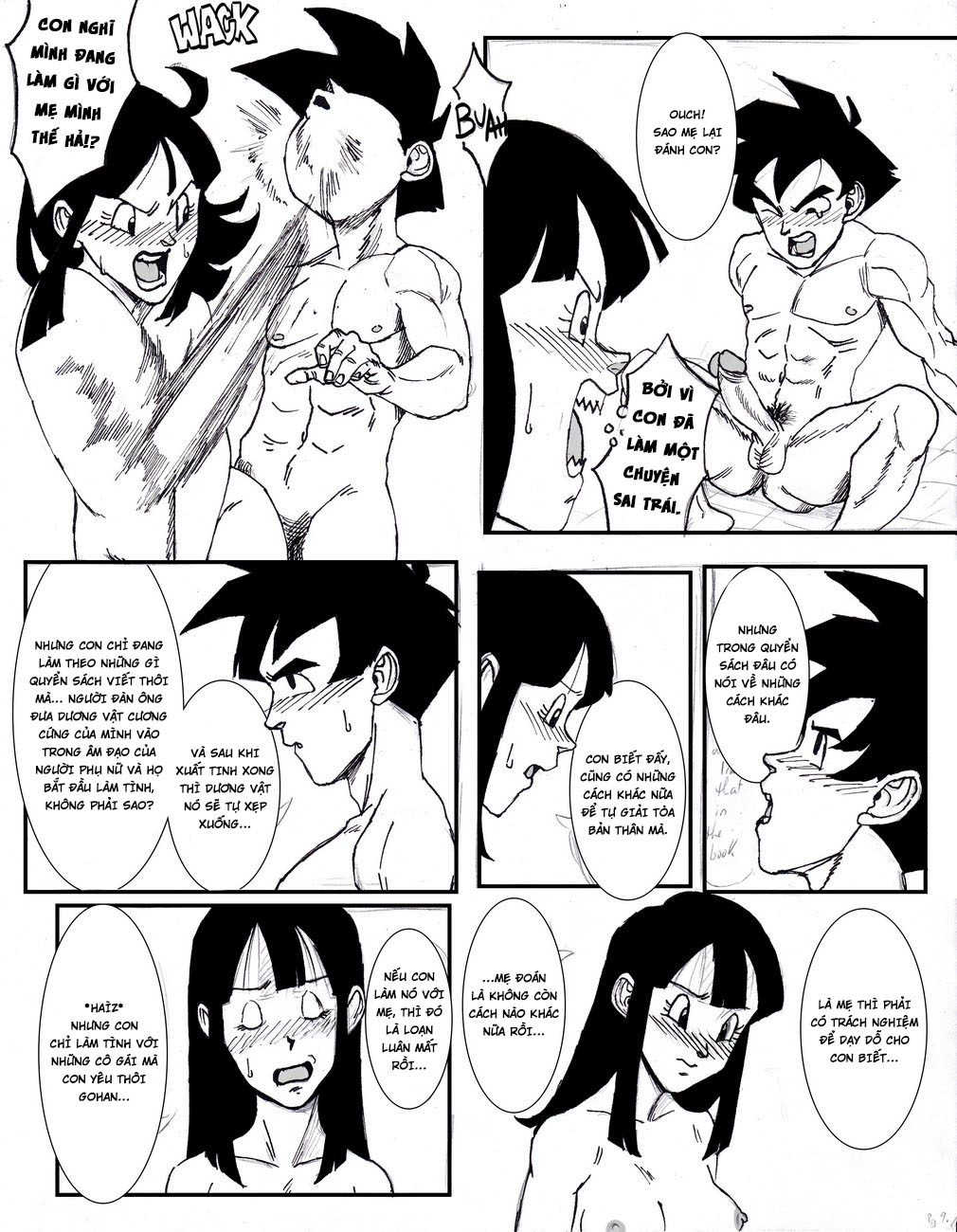 HentaiVN.net - Ảnh 11 - Chichi và Gohan [Gohan x Chichi] - Oneshot