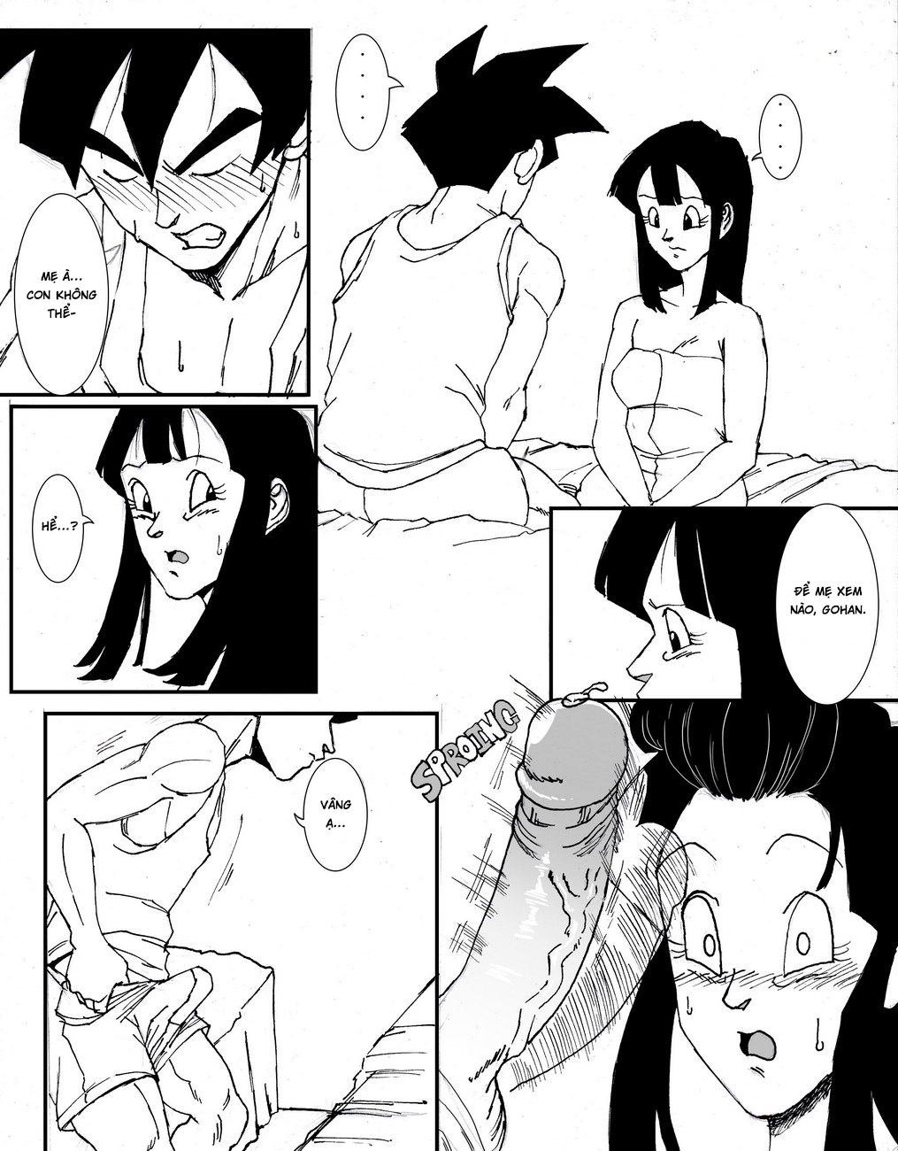 HentaiVN.net - Ảnh 15 - Chichi và Gohan [Gohan x Chichi] - Oneshot