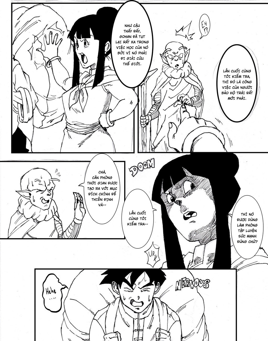 HentaiVN.net - Ảnh 5 - Chichi và Gohan [Gohan x Chichi] - Oneshot
