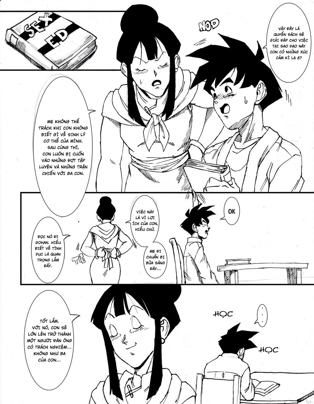 HentaiVN.net - Ảnh 8 - Chichi và Gohan [Gohan x Chichi] - Oneshot