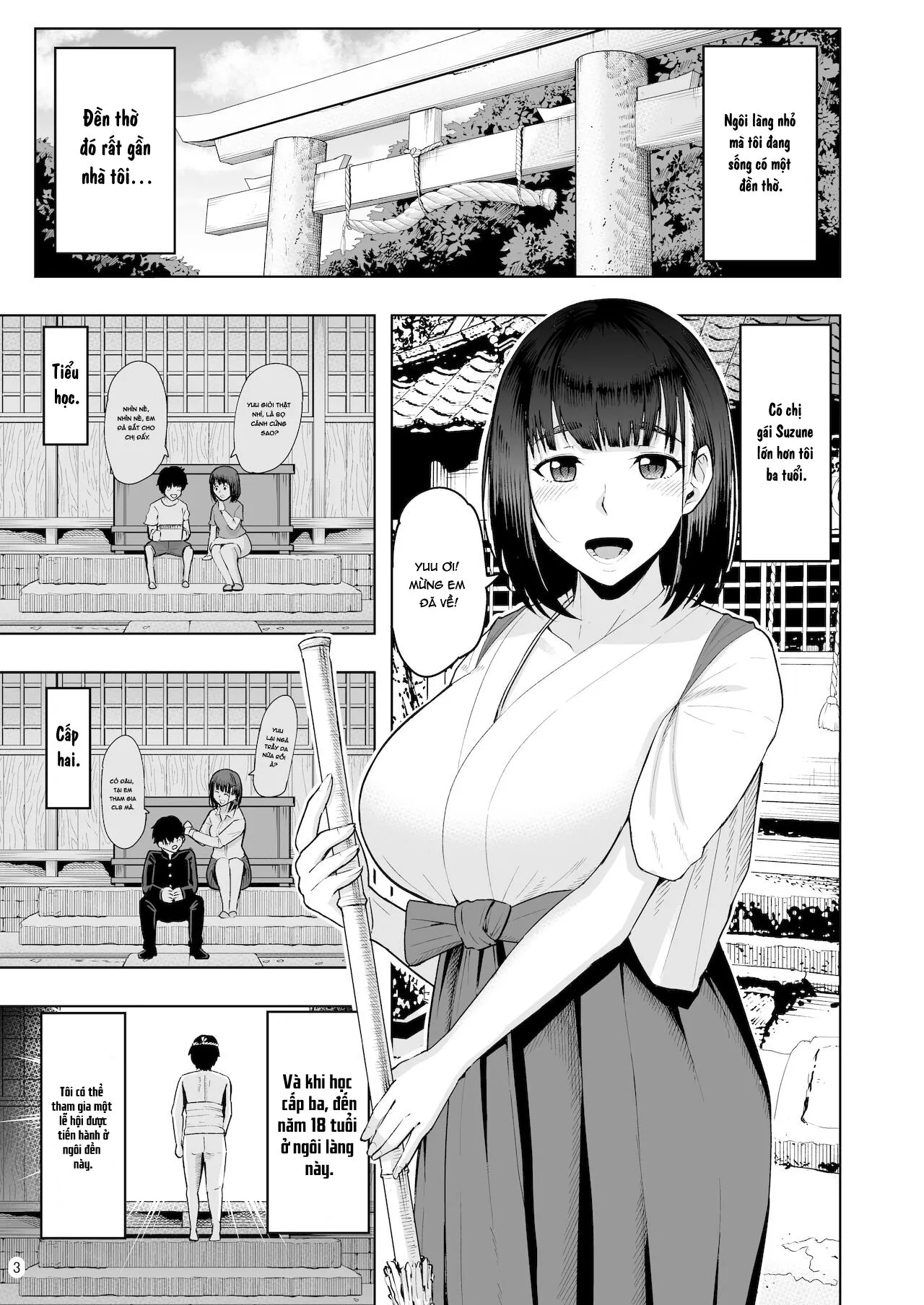 HentaiVN.net - Ảnh 4 - Jimoto no Miko no Suzune-san Owaranai Houshi Matsuri Hen [地元の巫女の鈴音さん 終わらない奉仕祭編] - Oneshot