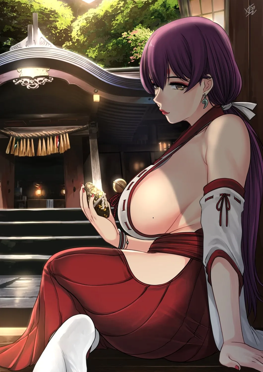 HentaiVN.net - Ảnh 39 - Bí mật của vu nữ gác đền [Secret Of The Shrine Maiden] - Oneshot