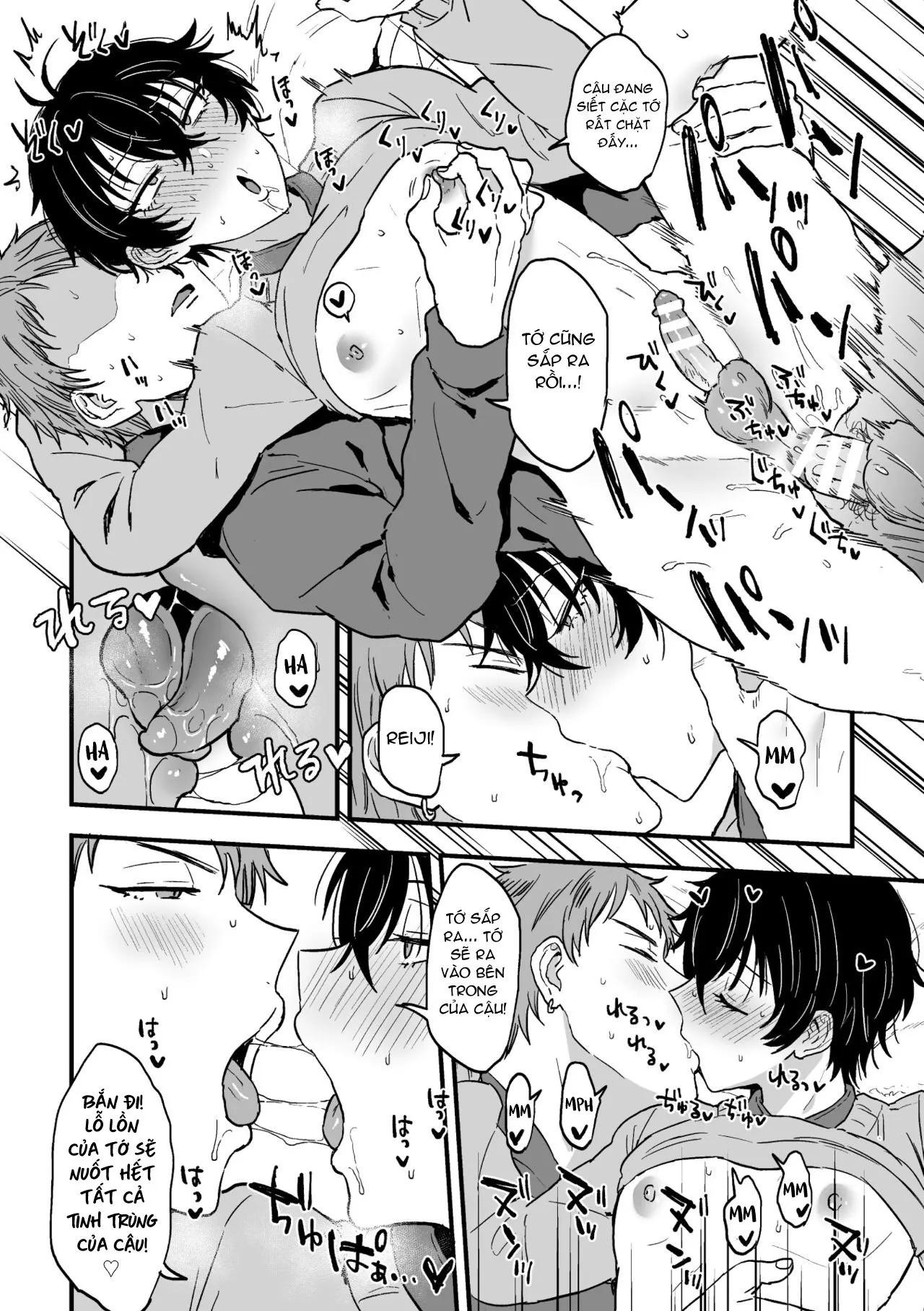 HentaiVN.net - Ảnh 13 - Yêu, Yêu Lắm Và Quá Yêu [すきで、スキで、好きです; Suki de, Suki de, Sukisugite] - Chap 2 - Ngon vê lờ ae ạ