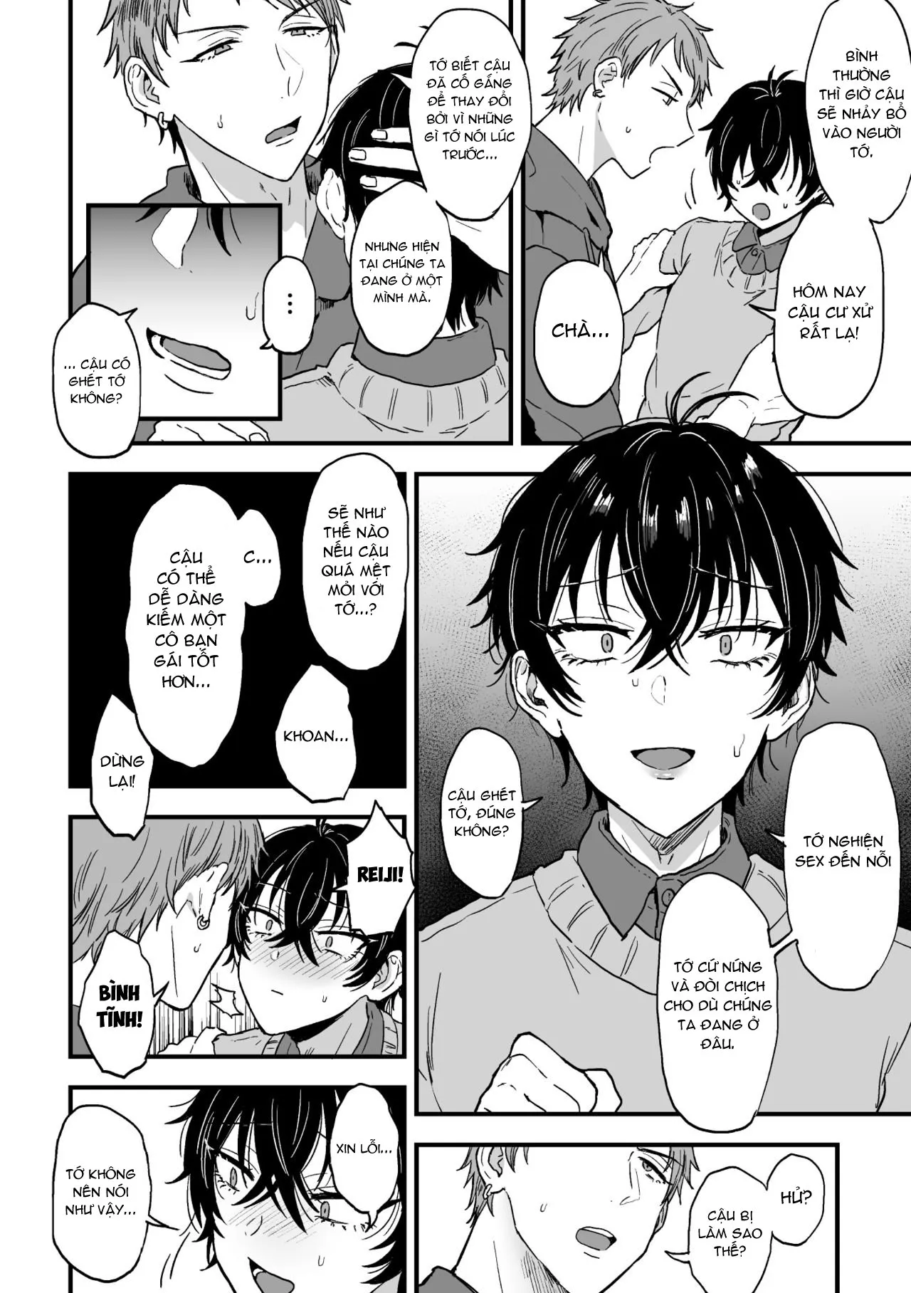 HentaiVN.net - Ảnh 6 - Yêu, Yêu Lắm Và Quá Yêu [すきで、スキで、好きです; Suki de, Suki de, Sukisugite] - Chap 2 - Ngon vê lờ ae ạ
