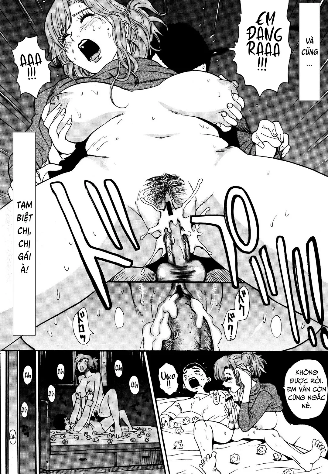 HentaiVN.net - Ảnh 18 - Tạm biệt chị gái [Sayonara Onee-Chan; Goodbye Big Sis] - Oneshot