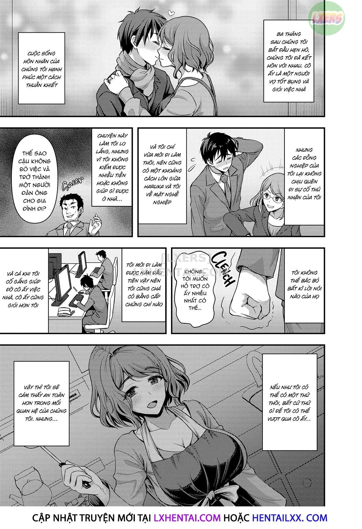 HentaiVN.net - Ảnh 12 - Cái lồng êm dịu của người vợ - Oneshot