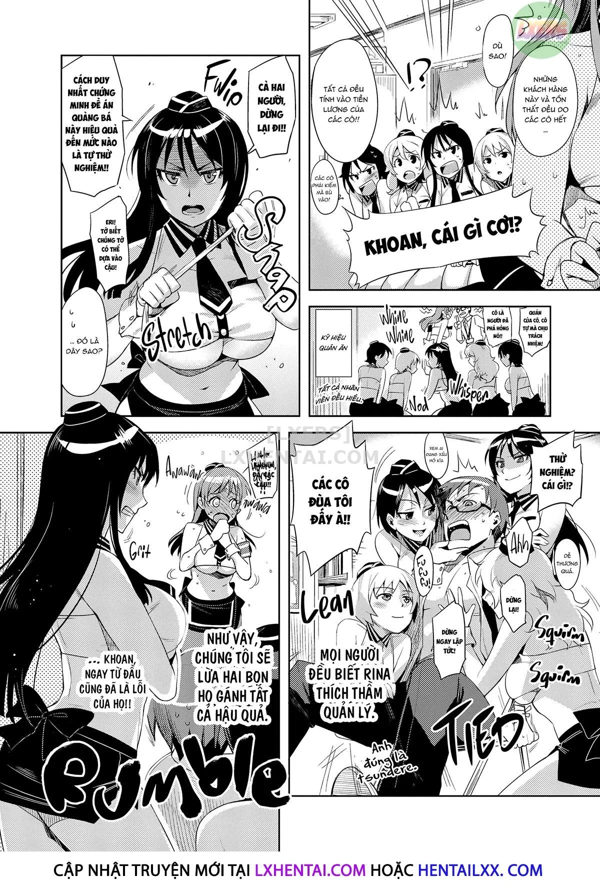 HentaiVN.net - Ảnh 6 - Bạn gái tinh nghịch - Chap 2 - Welcome to the Pleasure ♡ Diner