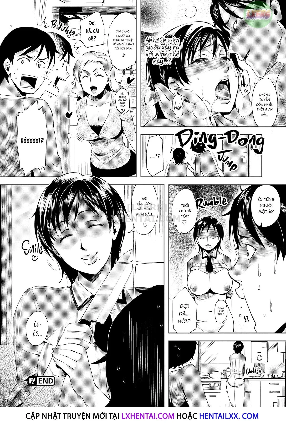 HentaiVN.net - Ảnh 20 - Bạn gái tinh nghịch - Chap 8 - Delivery Mom