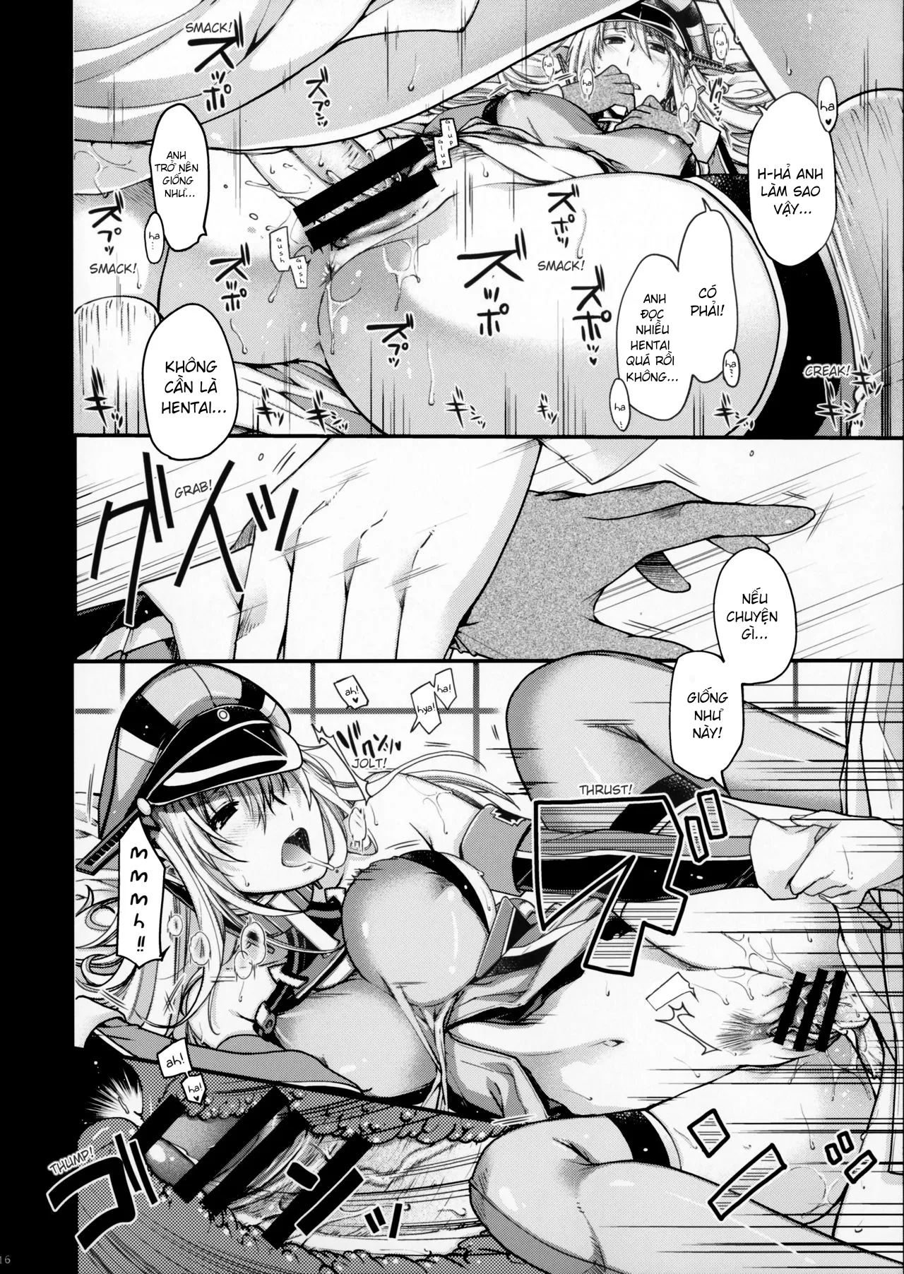 HentaiVN.net - Ảnh 16 - Admiral!!!! (Kantai Collection -KanColle-) [Admiral!!!! (艦隊これくしょん -艦これ-)] - Oneshot
