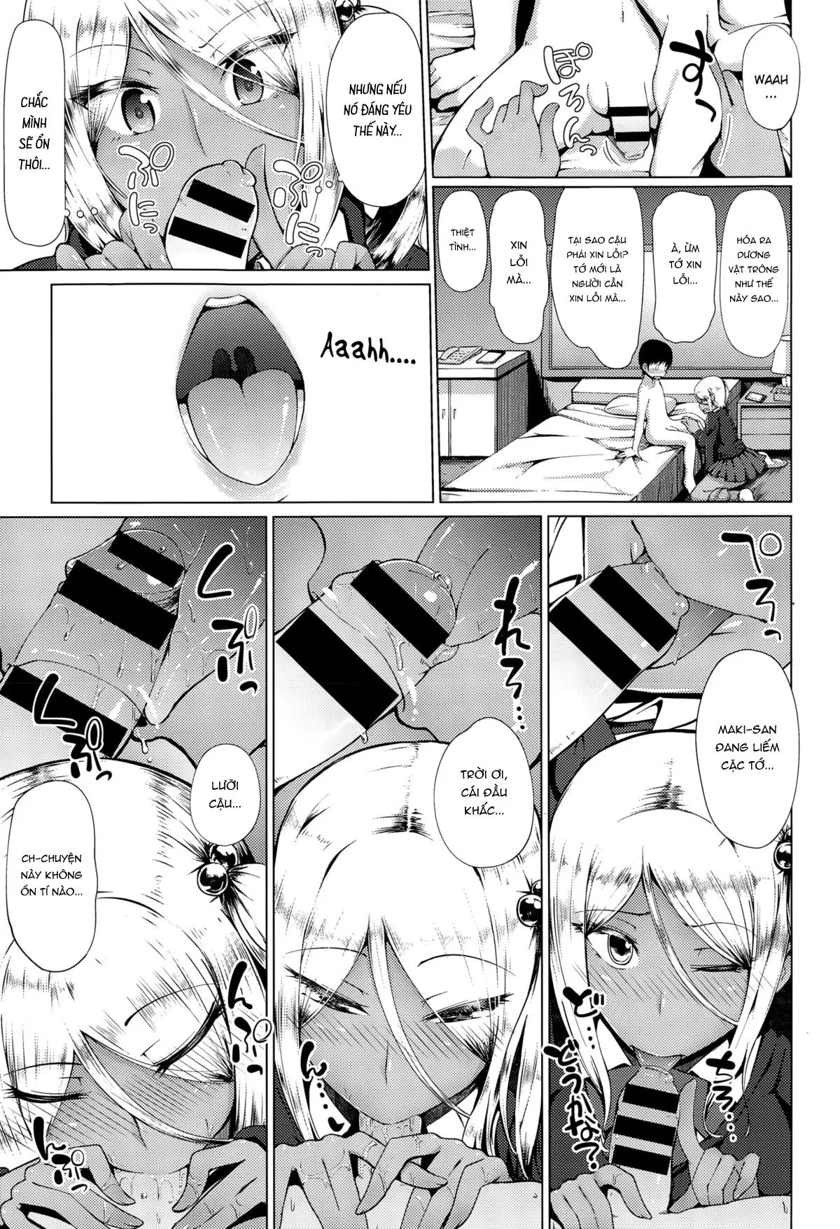HentaiVN.net - Ảnh 11 - Bitch's communication! Gyaru And Me - Oneshot