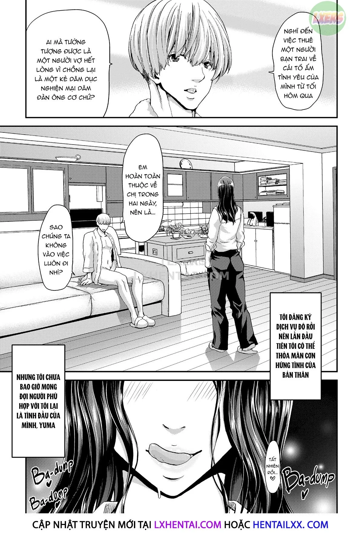 HentaiVN.net - Ảnh 18 - Cặc cho thuê: Chị em nhà Akiyama - Chap 1
