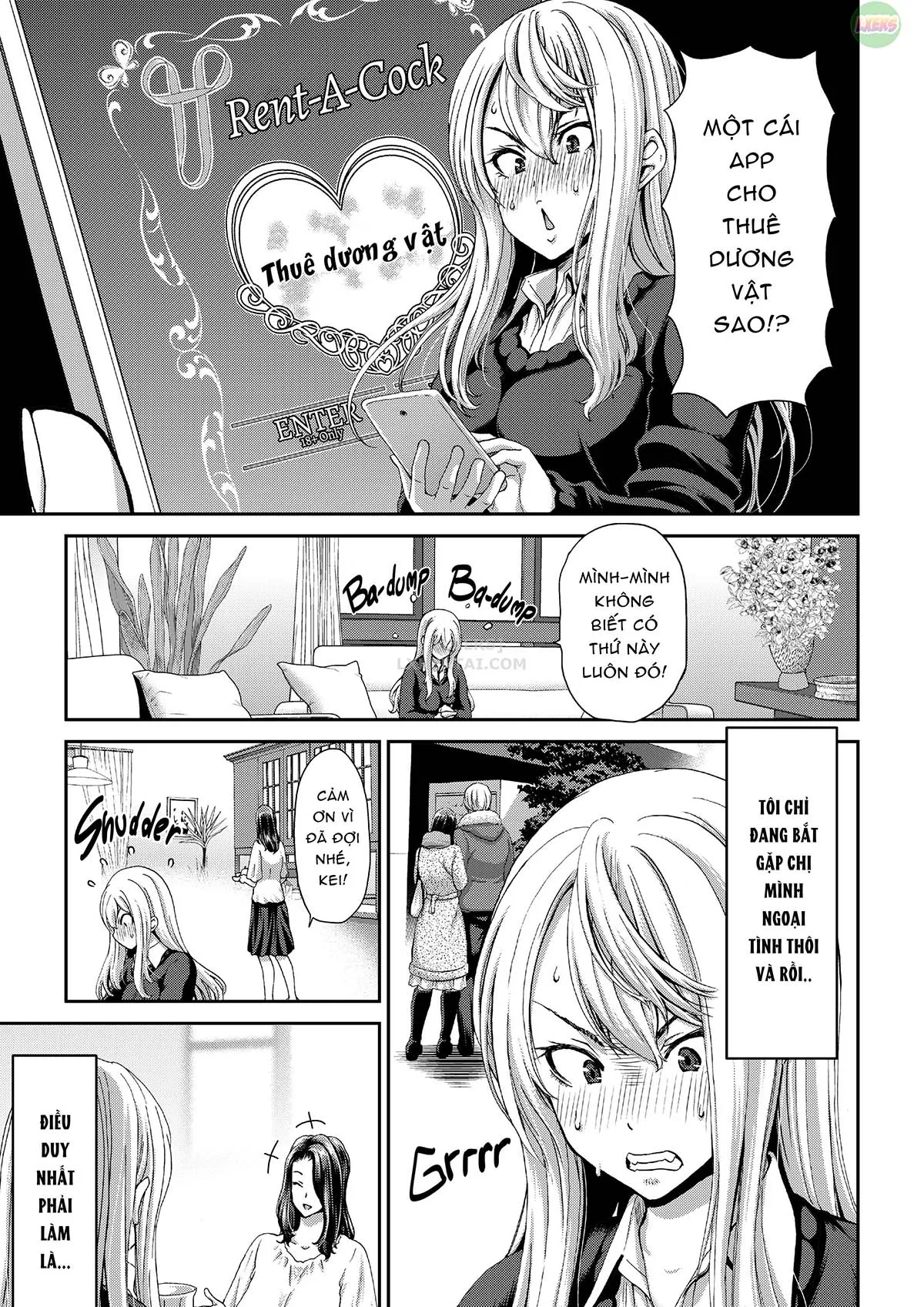 HentaiVN.net - Ảnh 5 - Cặc cho thuê: Chị em nhà Akiyama - Chap 3