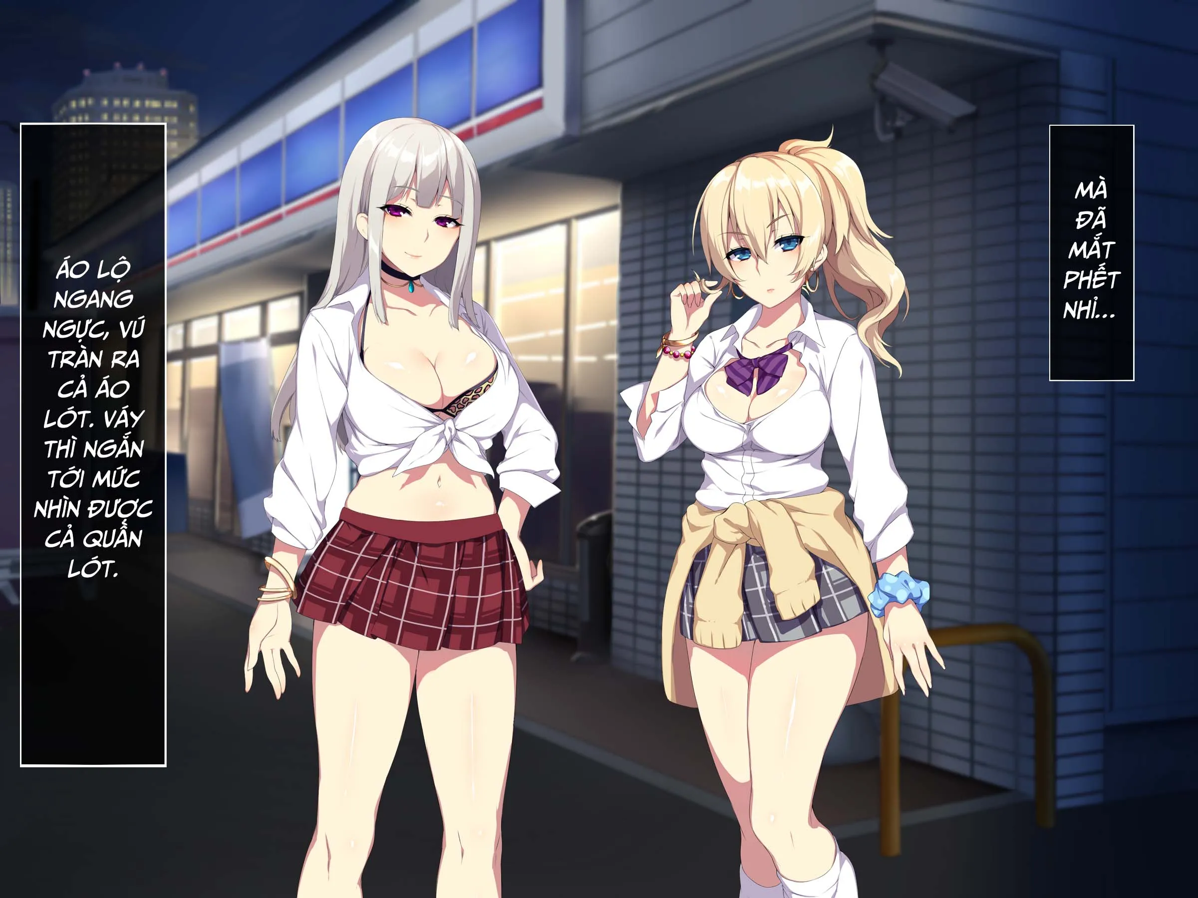 HentaiVN.net - Ảnh 4 - Cho Hai Em Gal Ở Nhờ Một Đêm [深夜の迷いギャル; Shinya No Mayoi Gal] - Chap 1 gái vàng