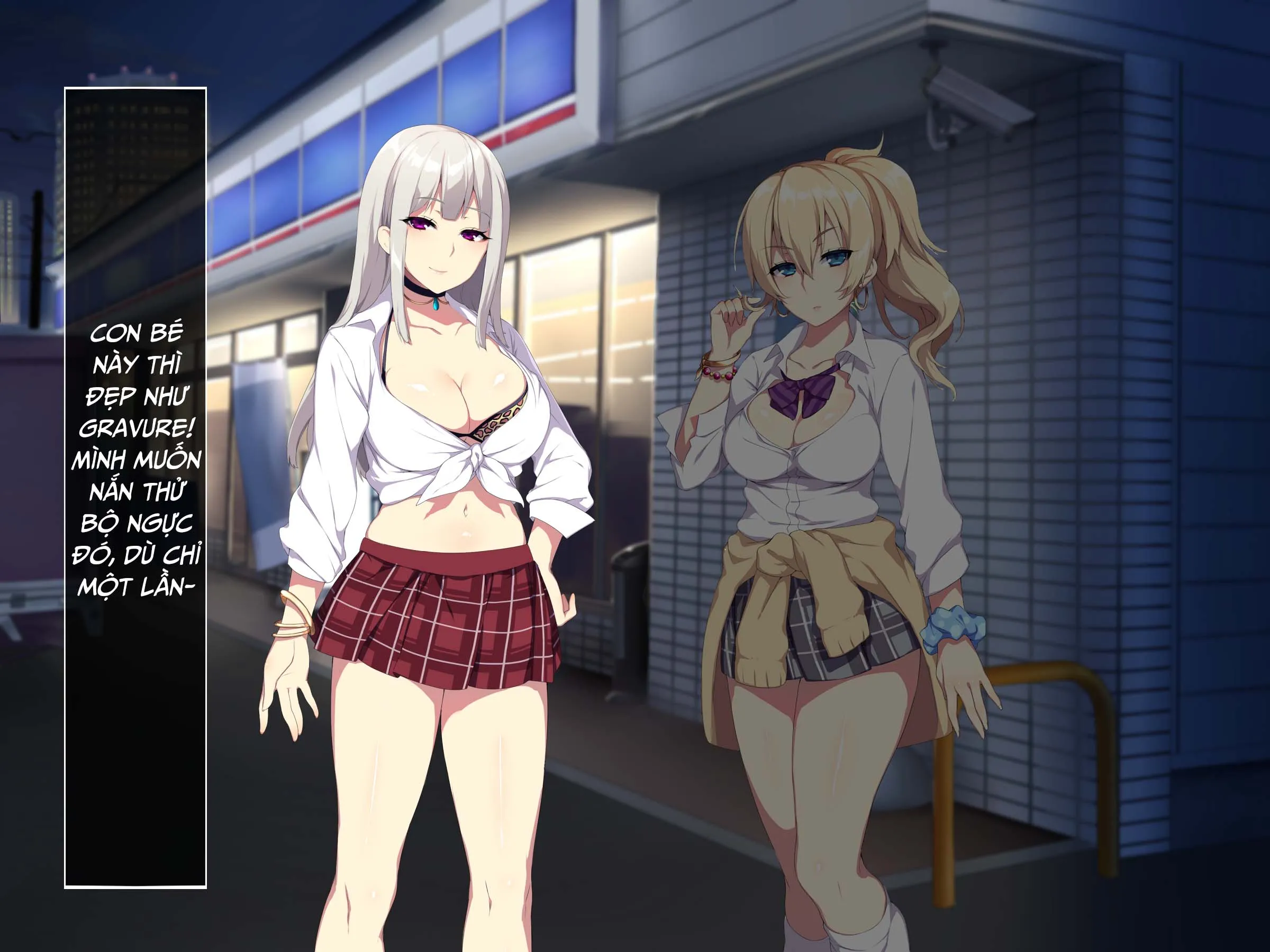 HentaiVN.net - Ảnh 6 - Cho Hai Em Gal Ở Nhờ Một Đêm [深夜の迷いギャル; Shinya No Mayoi Gal] - Chap 1 gái vàng