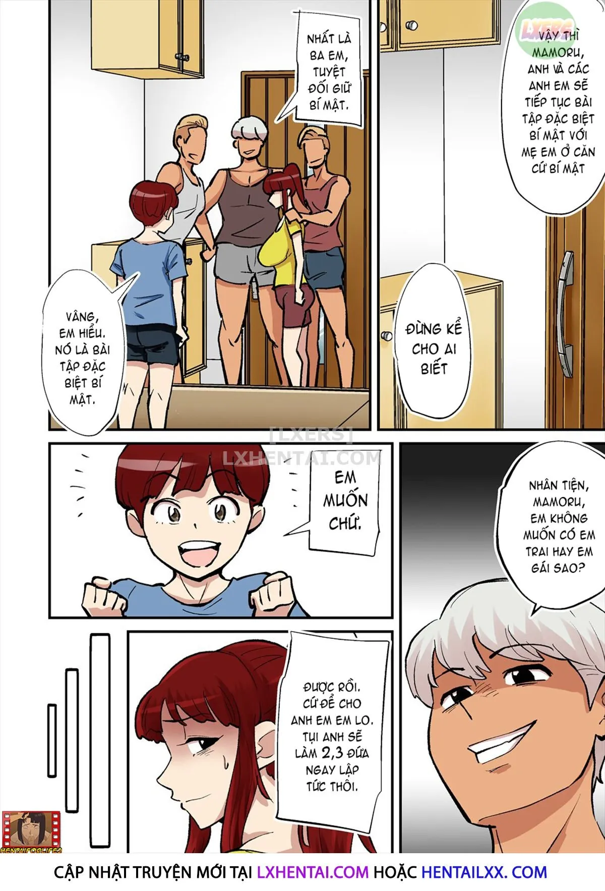HentaiVN.net - Ảnh 27 - Mom Is Hit By DQN [Mama Wa DQN Ni Mawasareru] - Oneshot