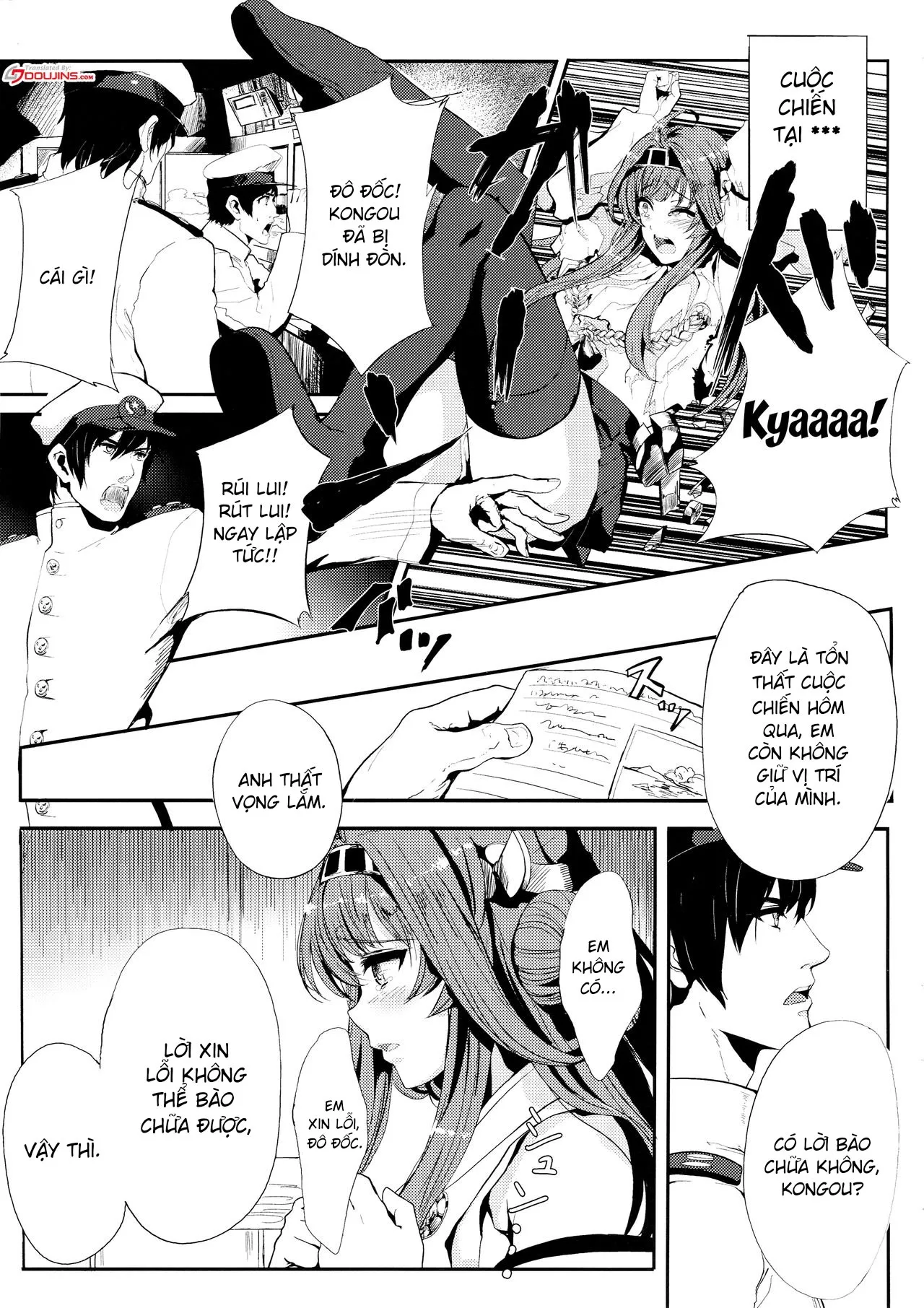 HentaiVN.net - Ảnh 3 - Kongou wa Soredemo Teitoku to Issho ni Itai (Kantai Collection -KanColle-) [金剛はそれでも提督といっしょにいたい (艦隊これくしょん -艦これ-)] - Oneshot