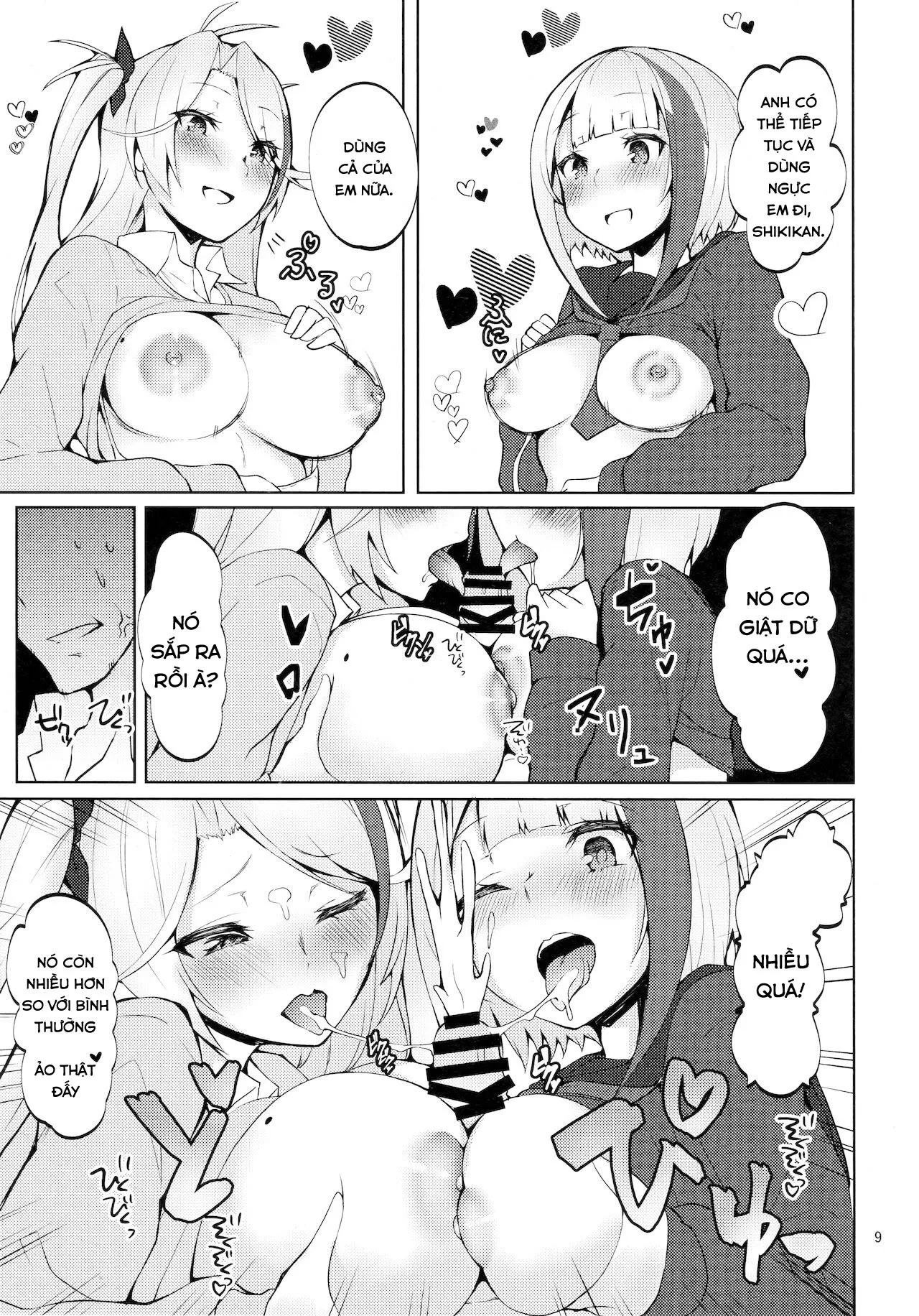 HentaiVN.net - Ảnh 7 - Anh có thích tàu chị em trong bộ đồng phục không? [Seifuku de Imouto na Kansen wa Osuki Desuka? ; Do you like sister ships in uniform?] - Oneshot