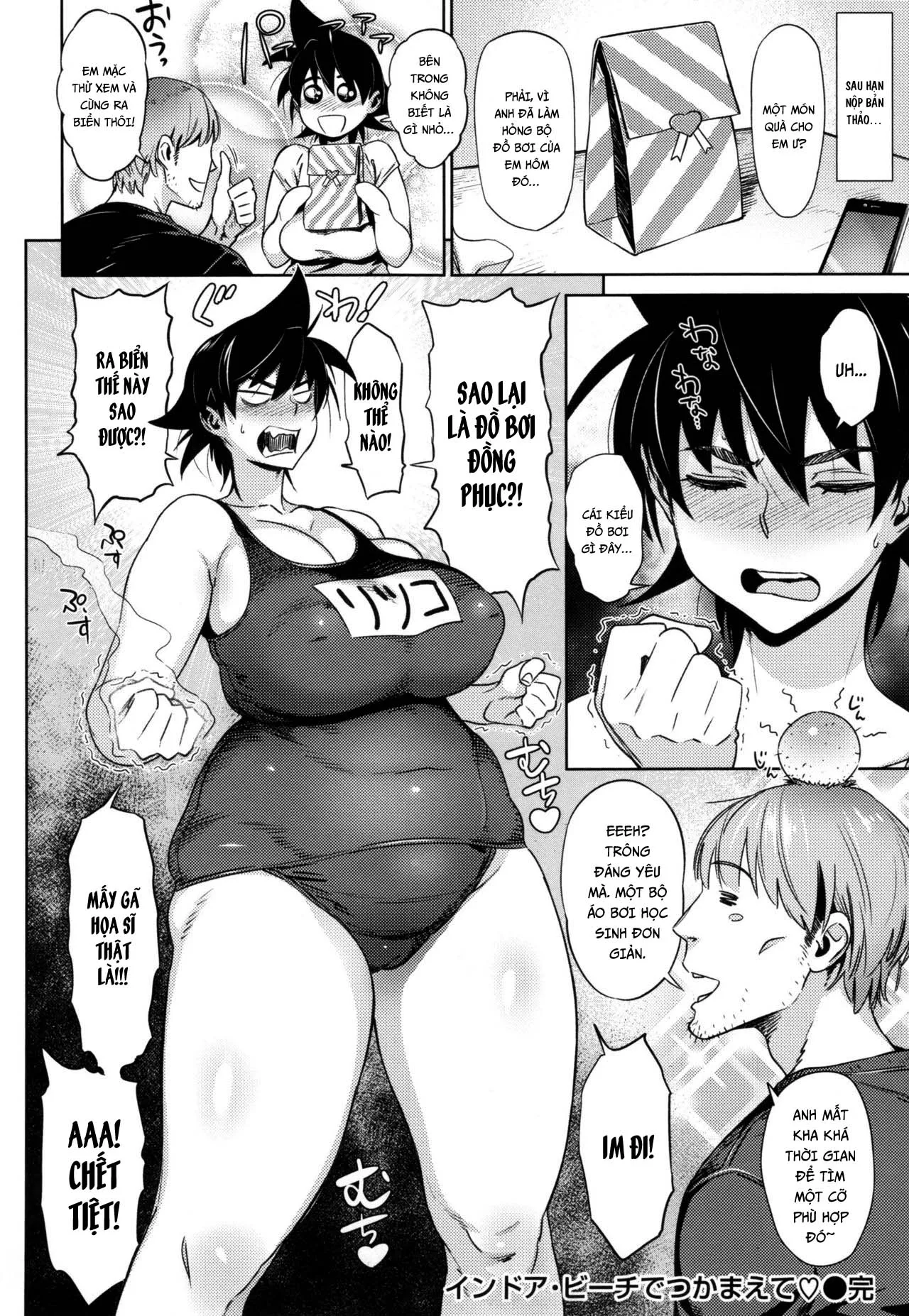 HentaiVN.net - Ảnh 13 - Tips đi biển cho các gái [Indoor Beach de Tsukamaete; Catch You At The Indoor Beach] - Oneshot vú to