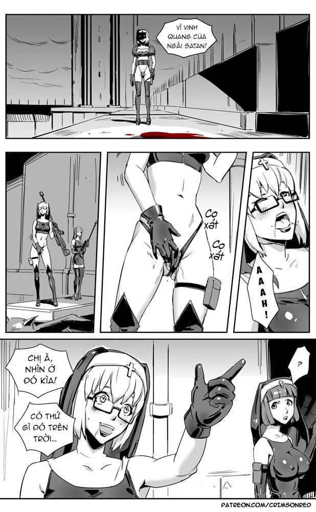 HentaiVN.net - Ảnh 11 - Nữ tu và quỷ dữ [Nuns vs demons] - Oneshot 1.1