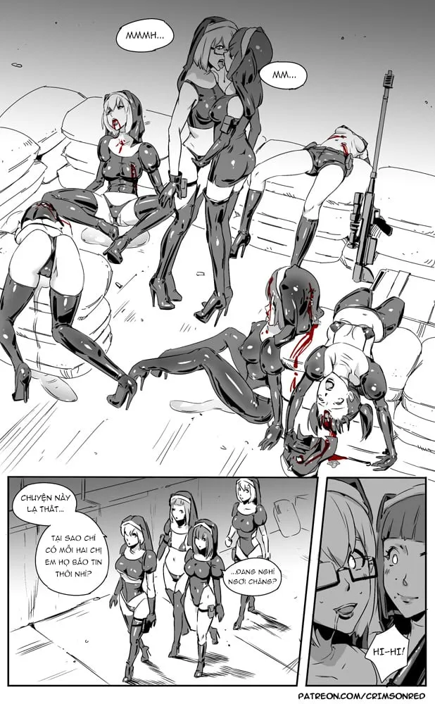 HentaiVN.net - Ảnh 12 - Nữ tu và quỷ dữ [Nuns vs demons] - Oneshot 1.1