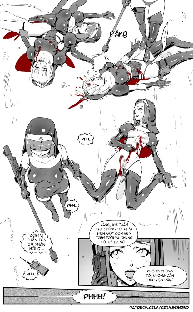 HentaiVN.net - Ảnh 15 - Nữ tu và quỷ dữ [Nuns vs demons] - Oneshot 1.1