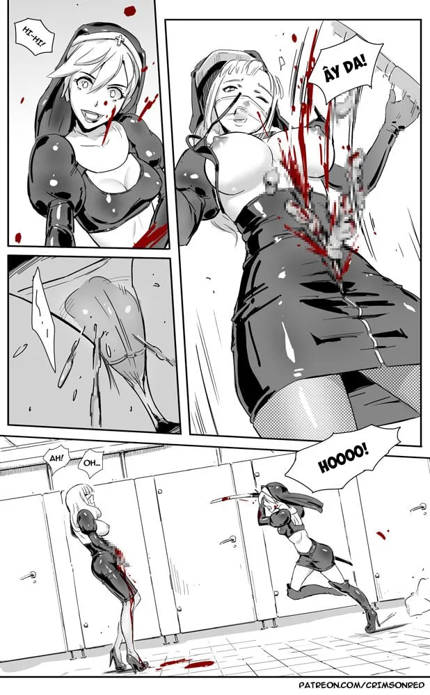 HentaiVN.net - Ảnh 20 - Nữ tu và quỷ dữ [Nuns vs demons] - Oneshot 1.1